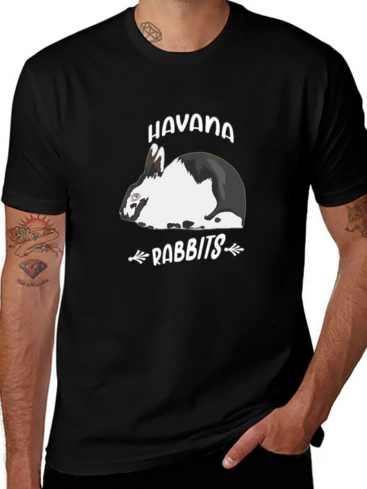Havana Rabbits Unisex Casual T-Shirt – Clean Design For Daily Comfort