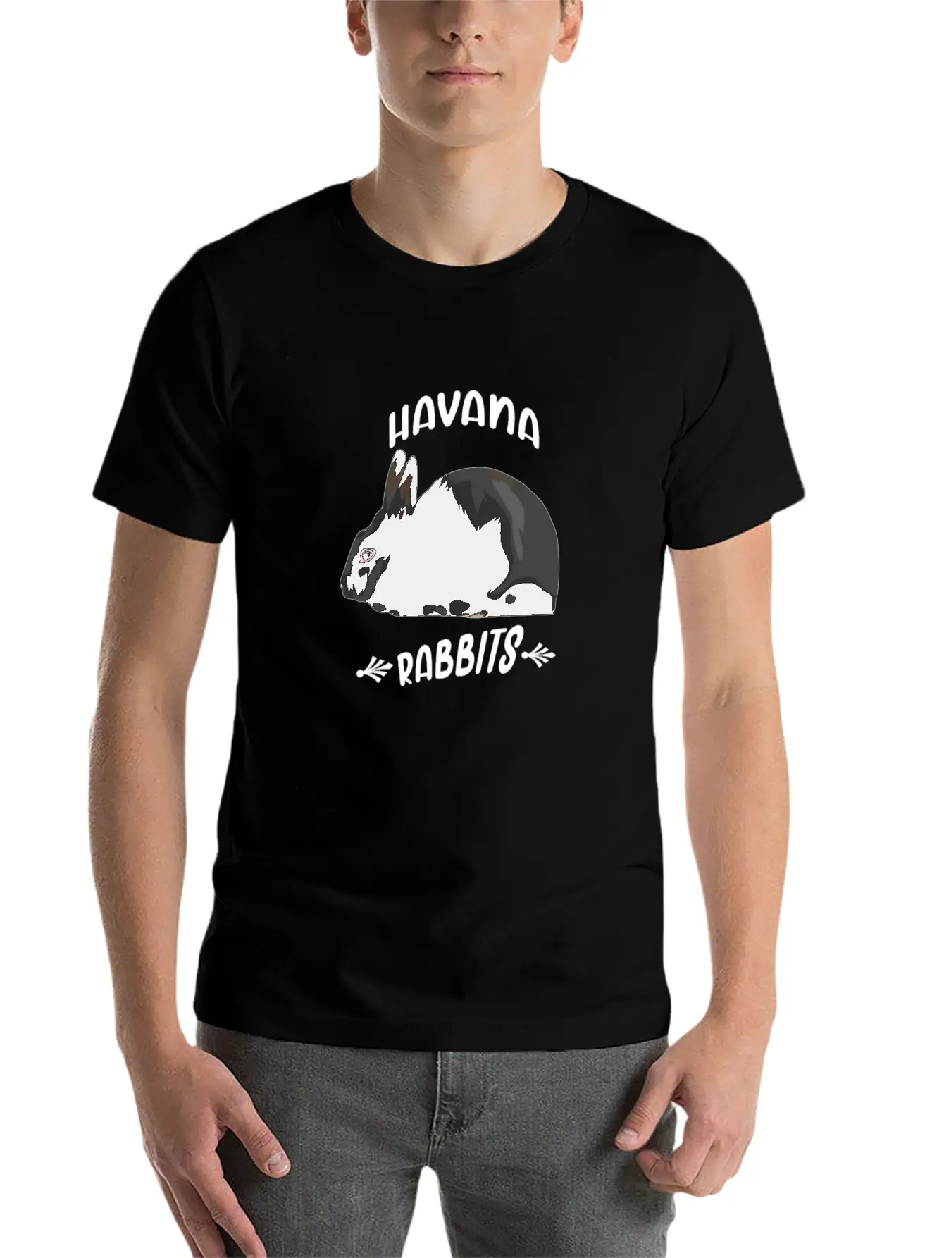 Havana Rabbits Unisex Casual T-Shirt – Clean Design For Daily Comfort