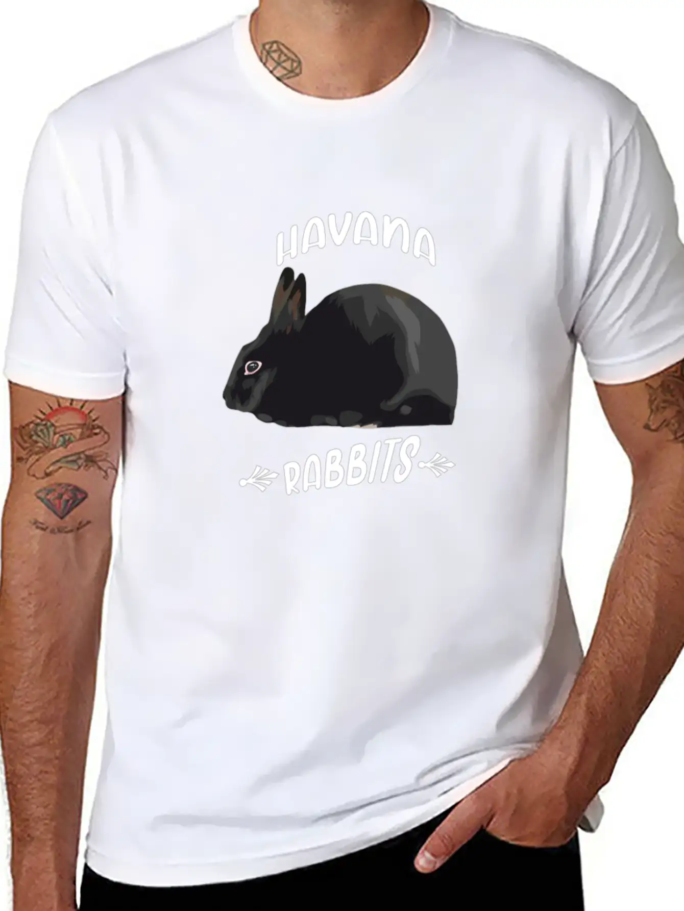 Havana Rabbits Unisex Casual T-Shirt – Clean Design For Daily Comfort