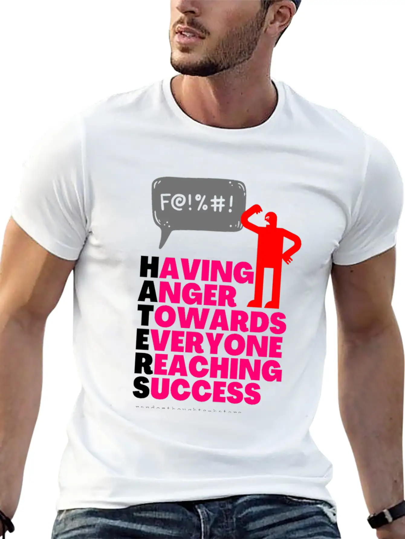 Having Anger Towards Everyone Reaching Success Unisex Casual T-Shirt – Clean Design For Daily Comfort