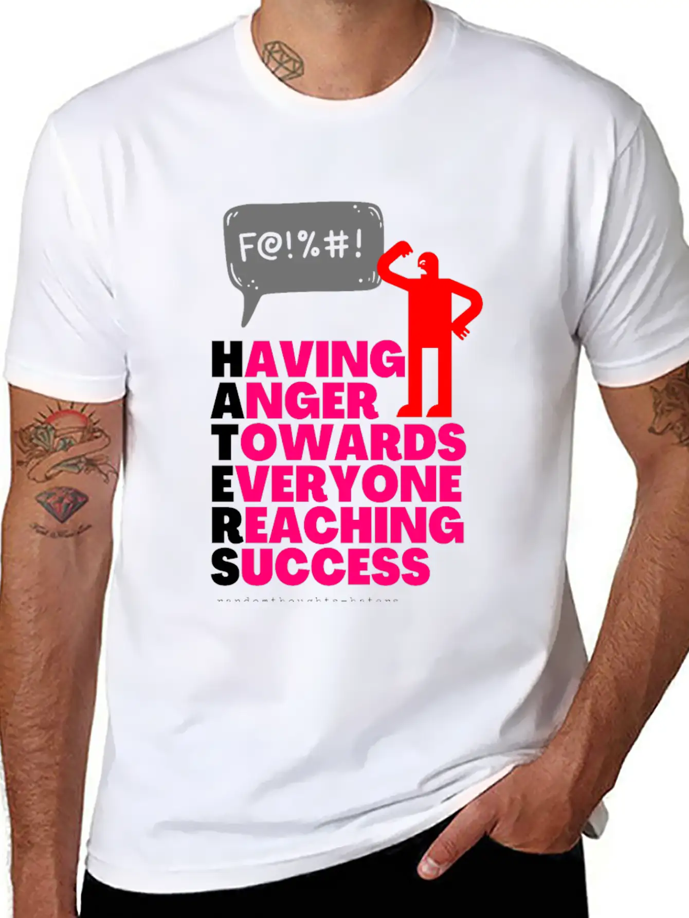 Having Anger Towards Everyone Reaching Success Unisex Casual T-Shirt – Clean Design For Daily Comfort