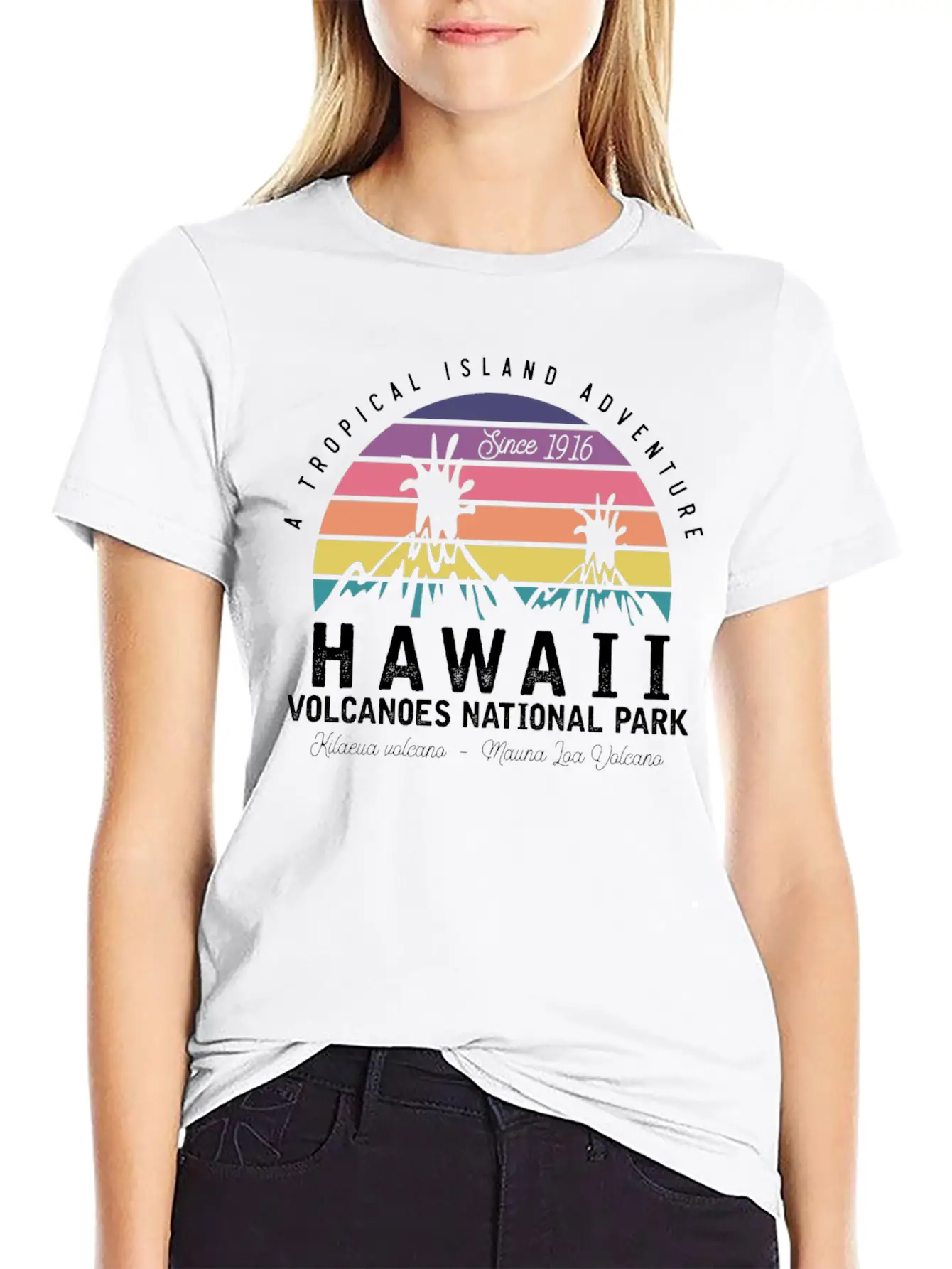 Hawaii Volcanoes National Park Unisex Casual T-Shirt – Clean Design For Daily Comfort