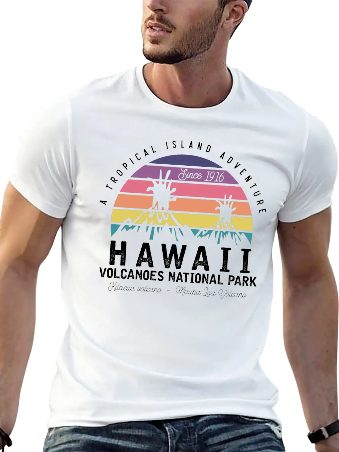 Hawaii Volcanoes National Park Unisex Casual T-Shirt – Clean Design For Daily Comfort