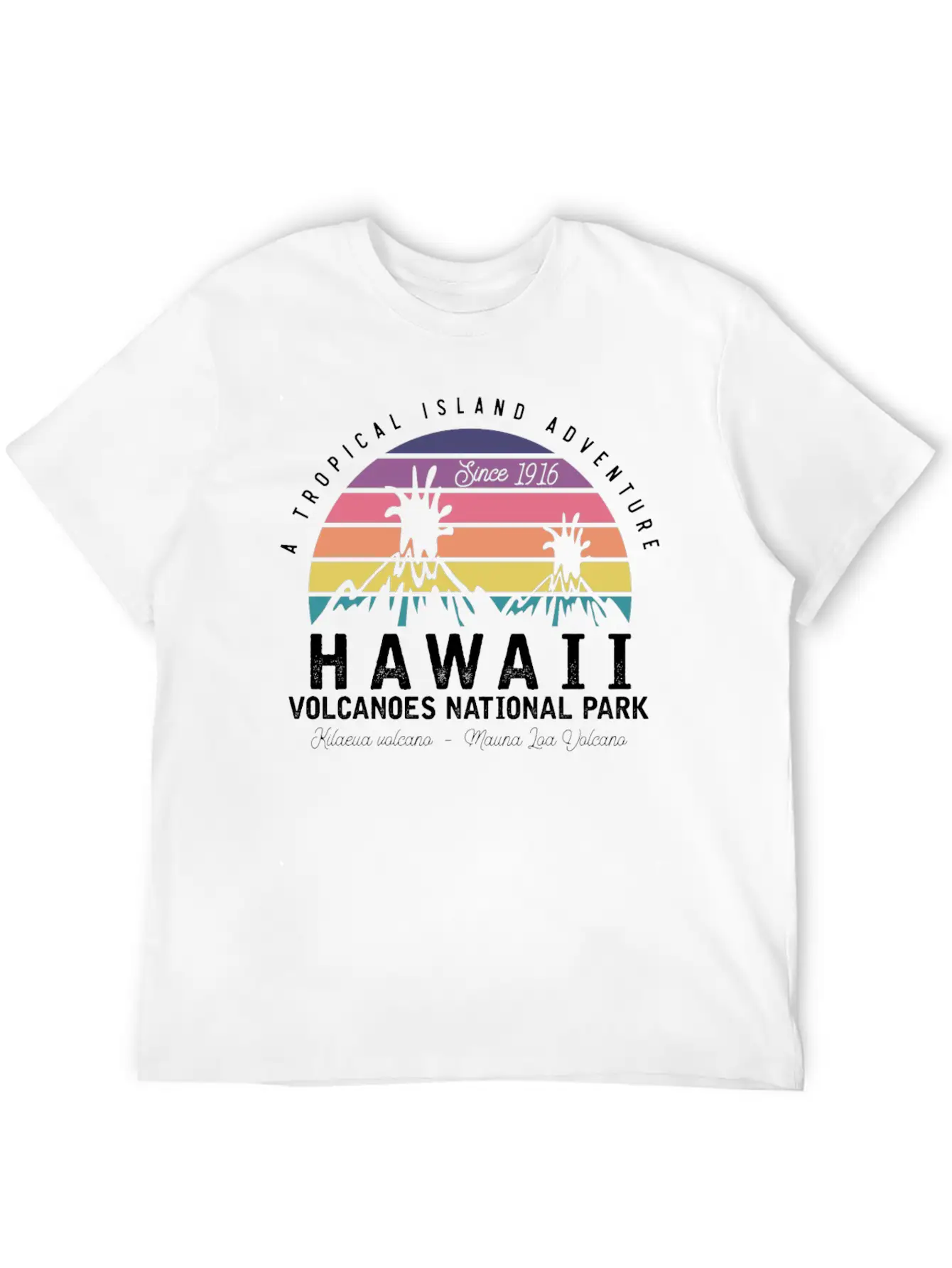 Hawaii Volcanoes National Park Unisex Casual T-Shirt – Clean Design For Daily Comfort