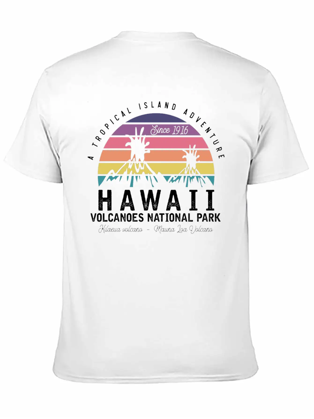 Hawaii Volcanoes National Park Unisex Casual T-Shirt – Clean Design For Daily Comfort