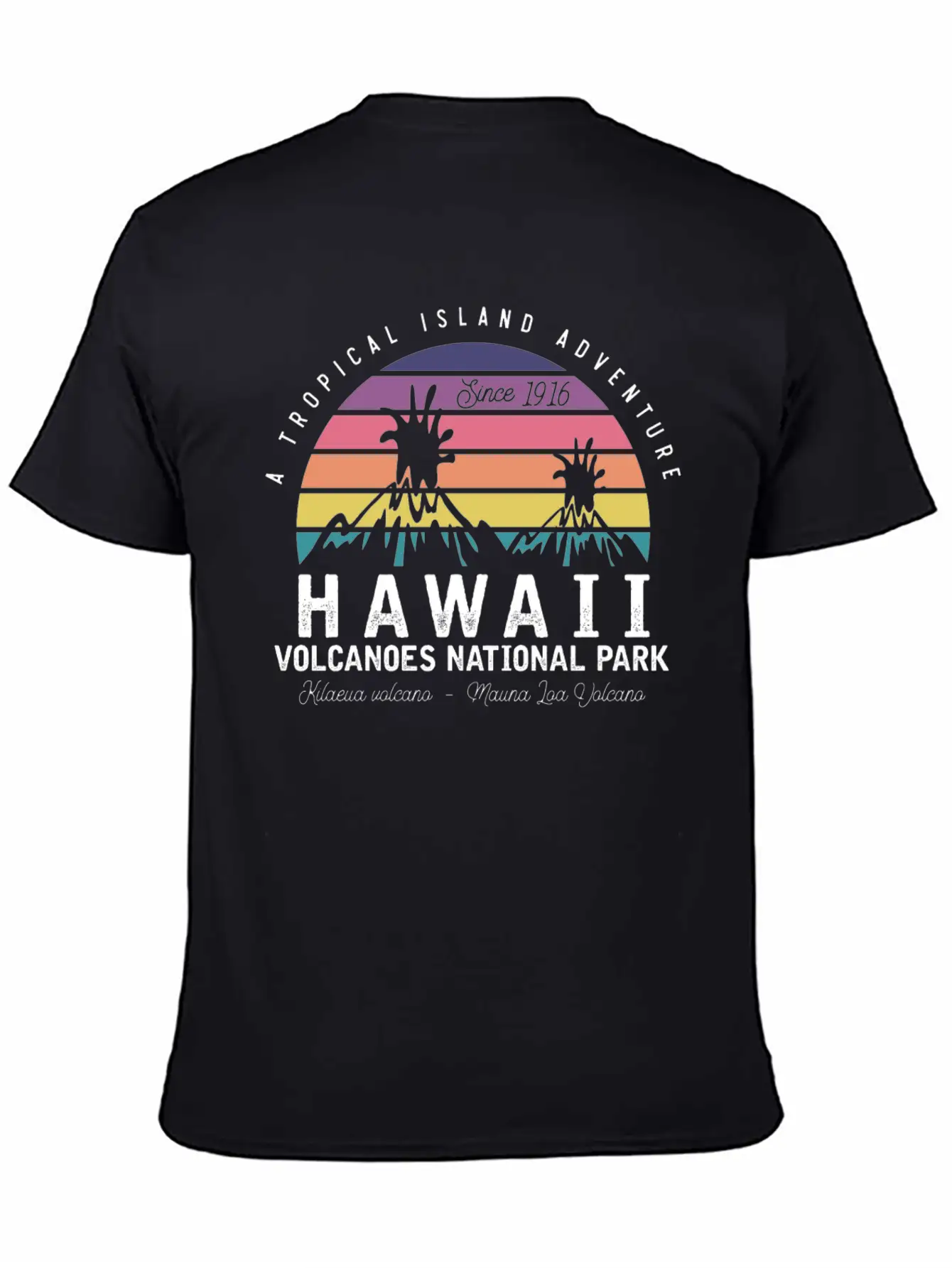 Hawaii Volcanoes National Park Unisex Casual T-Shirt – Clean Design For Daily Comfort