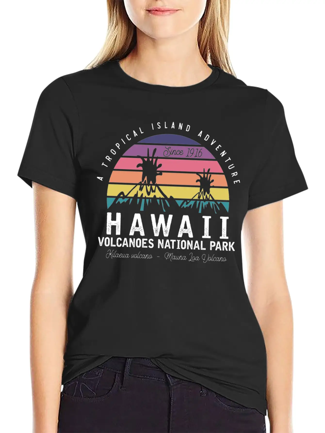Hawaii Volcanoes National Park Unisex Casual T-Shirt – Clean Design For Daily Comfort