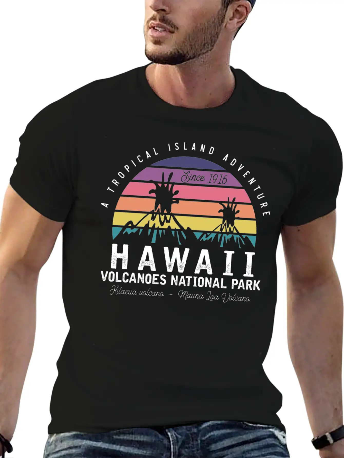Hawaii Volcanoes National Park Unisex Casual T-Shirt – Clean Design For Daily Comfort