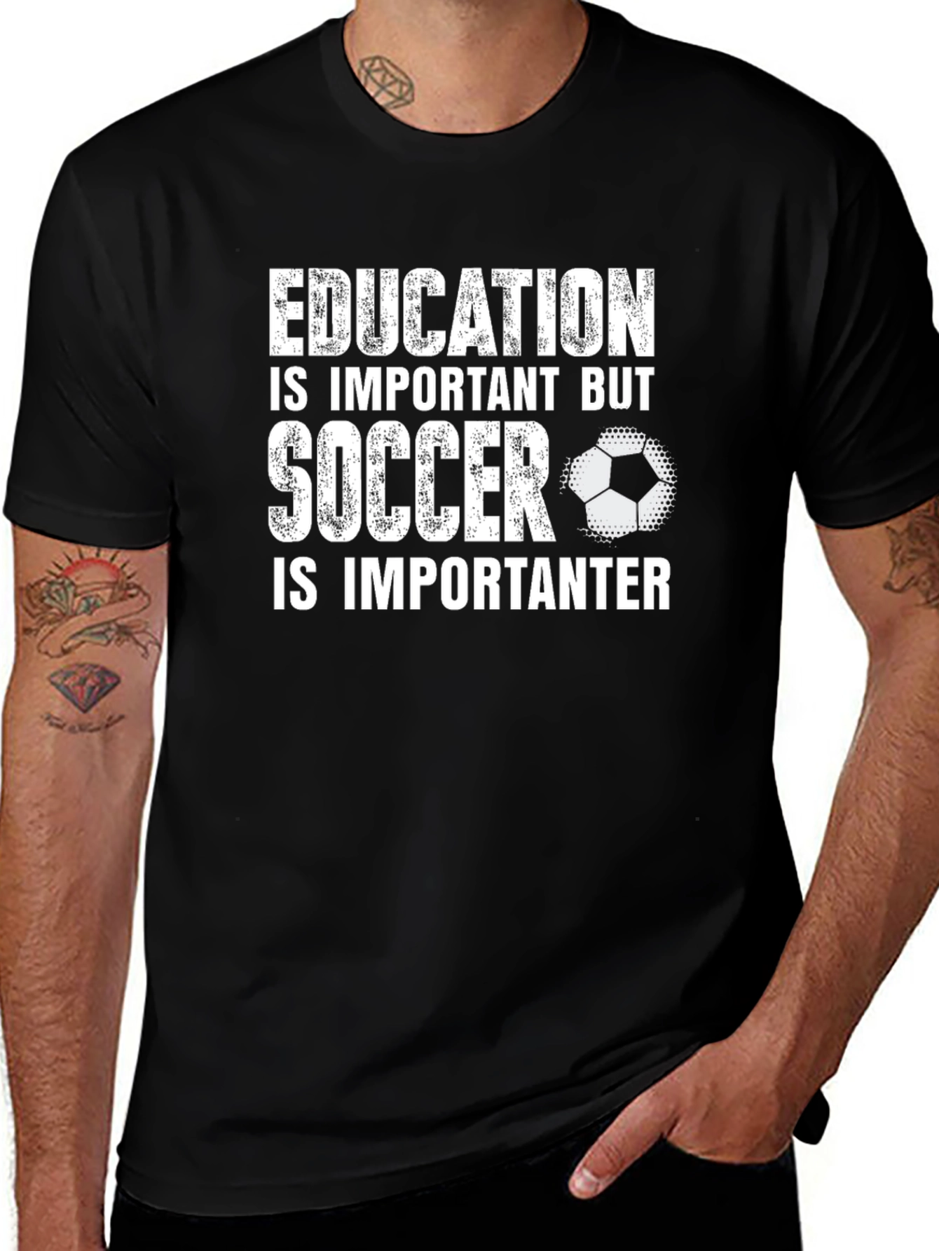 Education Important? Soccer is Importanter T-Shirt