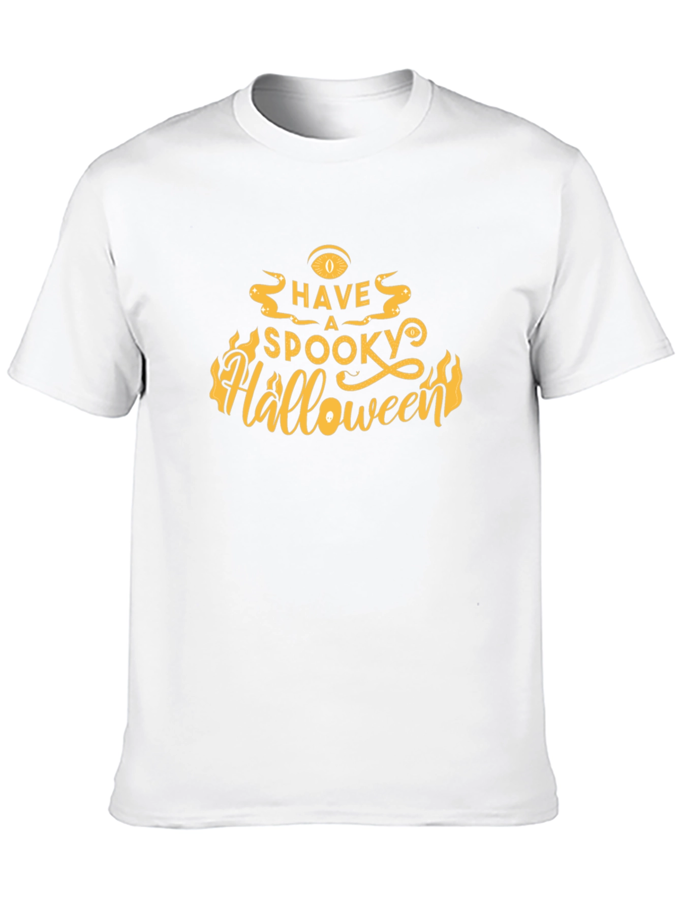 Spooky Halloween Graphic Tee - Black T-Shirt
