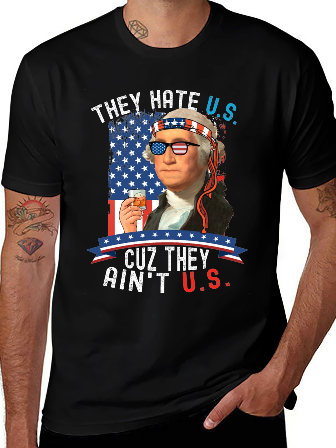 Patriotic George Washington T-Shirt