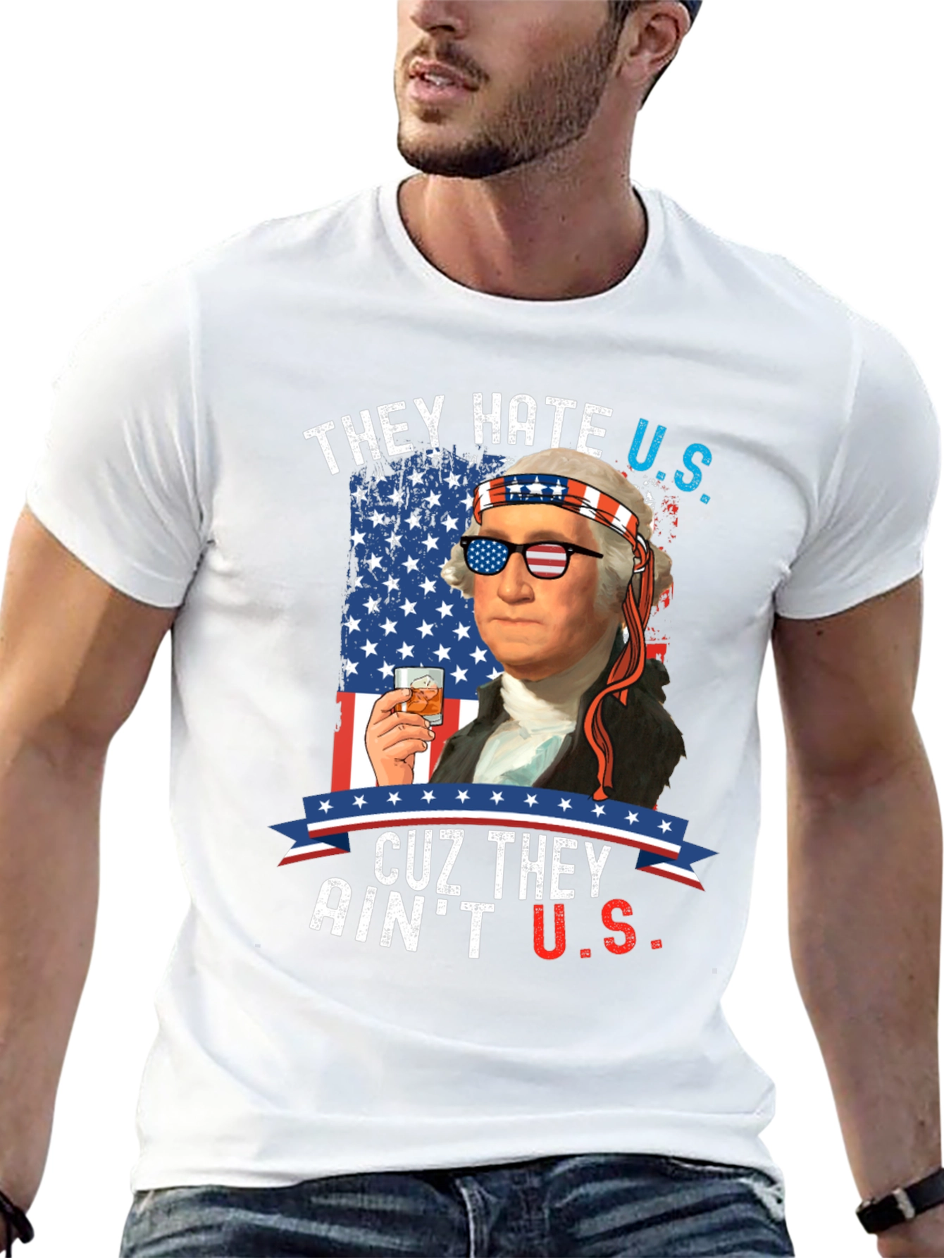 Patriotic George Washington T-Shirt