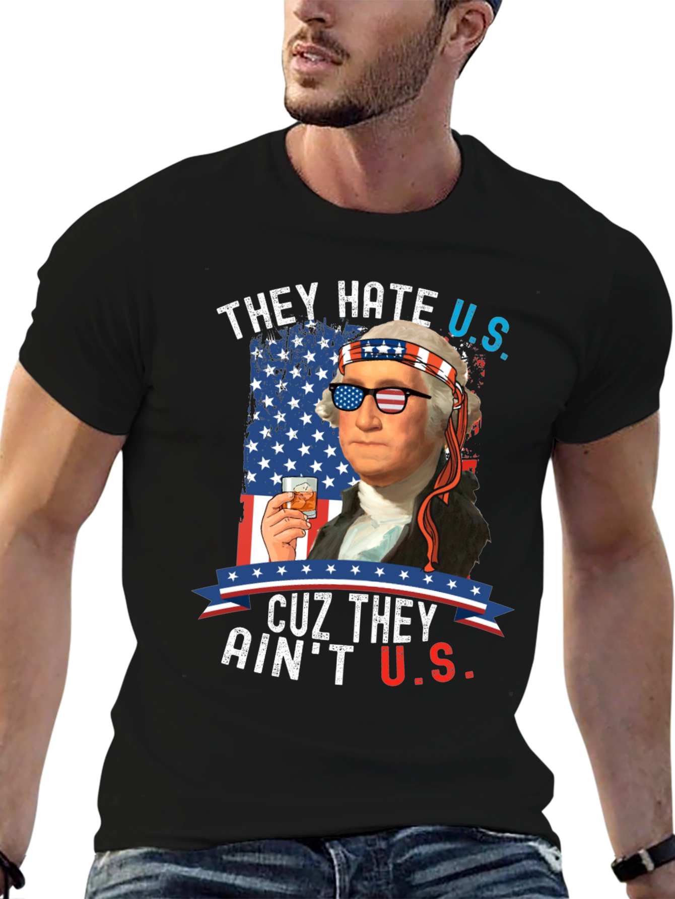 Patriotic George Washington T-Shirt