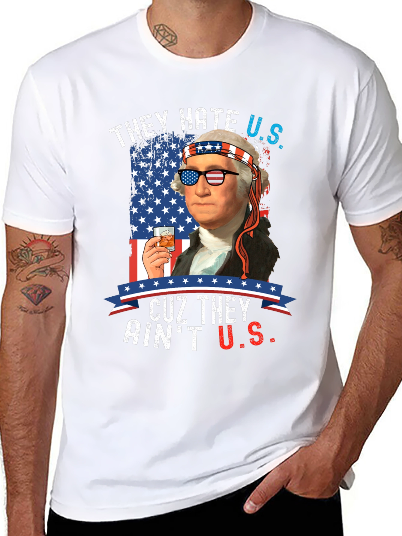 Patriotic George Washington T-Shirt