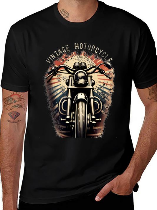 Vintage Motorcycle Graphic T-Shirt