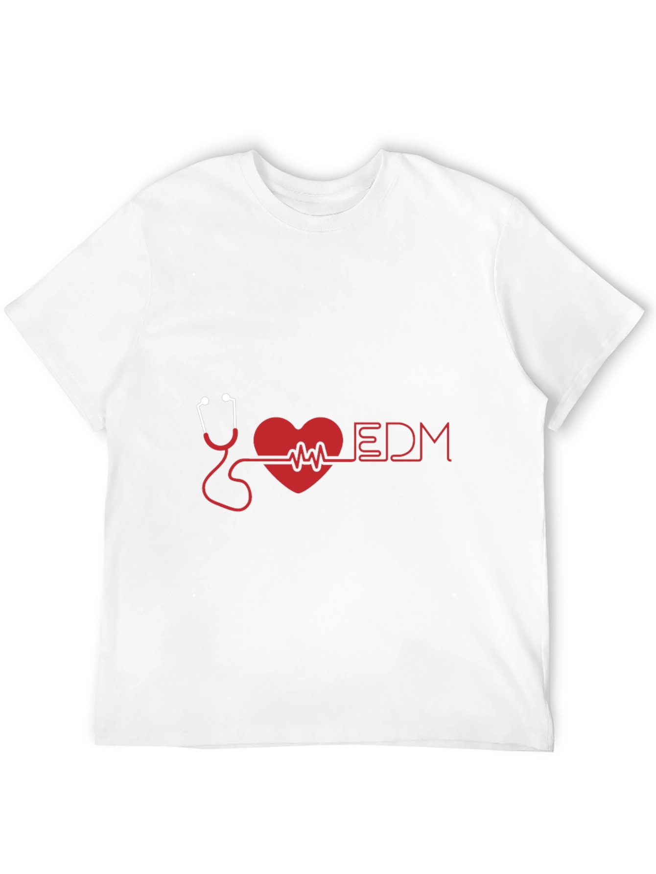 EDM Heartbeat Stethoscope T-Shirt - Music Lover