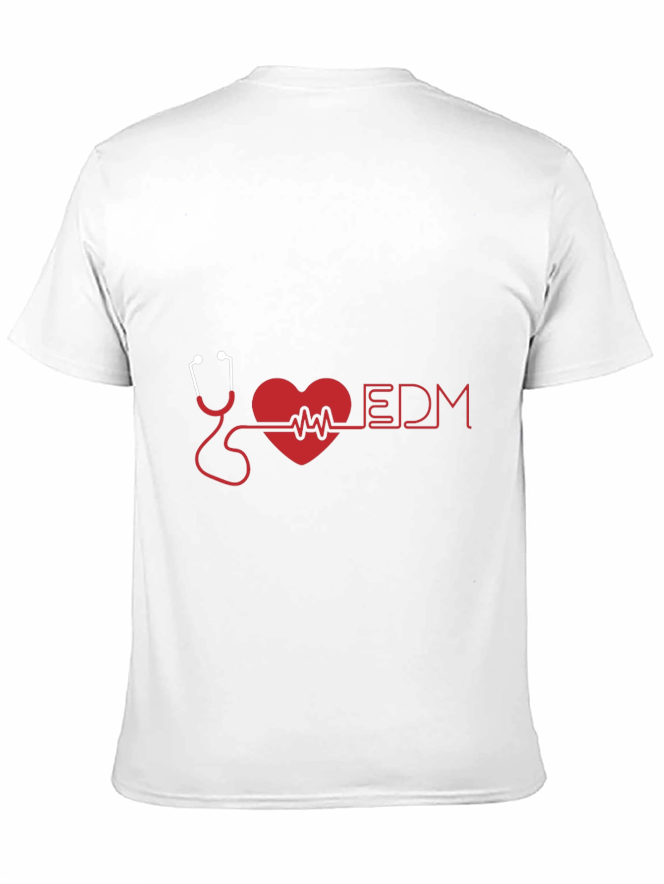 EDM Heartbeat Stethoscope T-Shirt - Music Lover