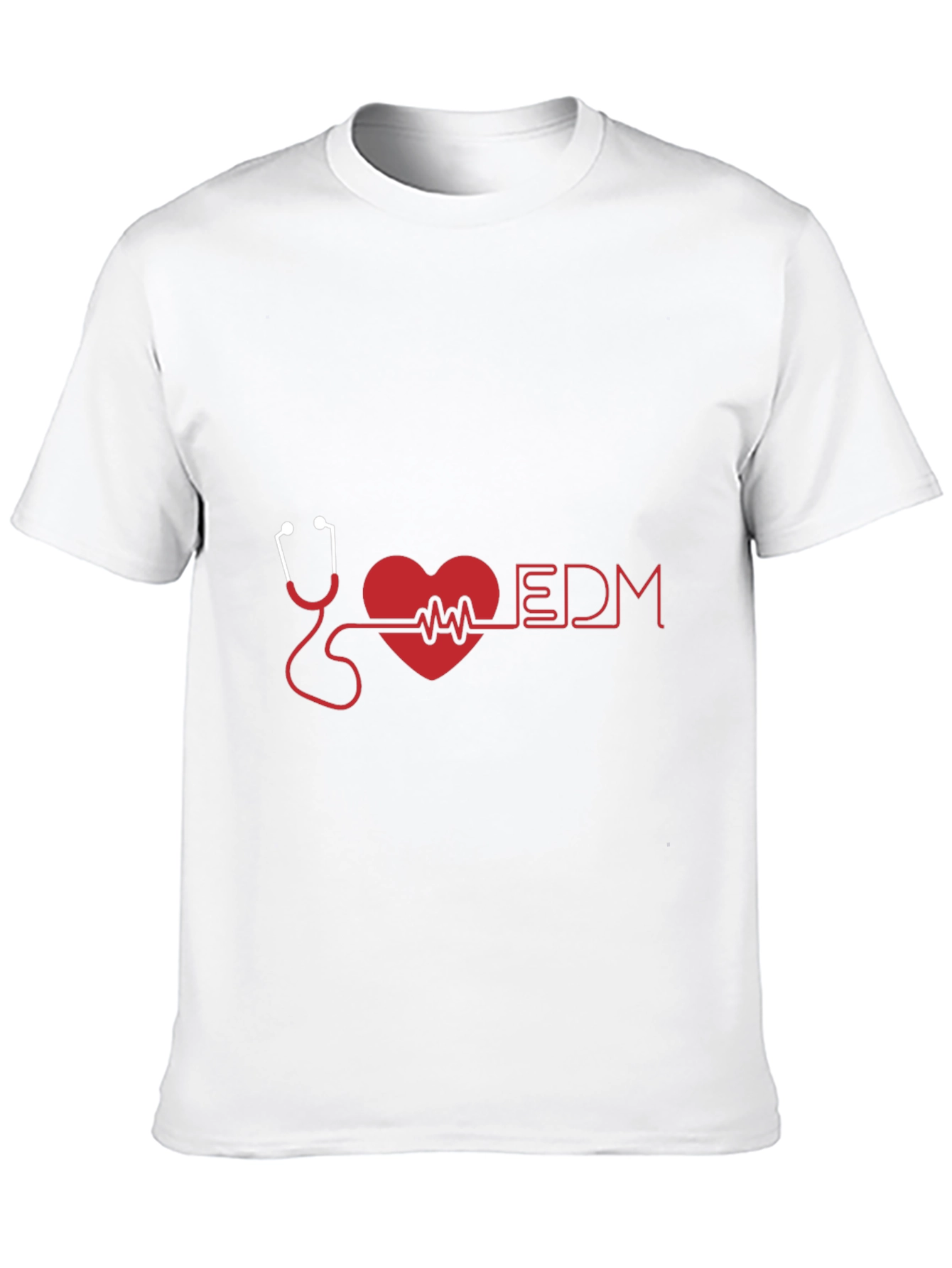 EDM Heartbeat Stethoscope T-Shirt - Music Lover