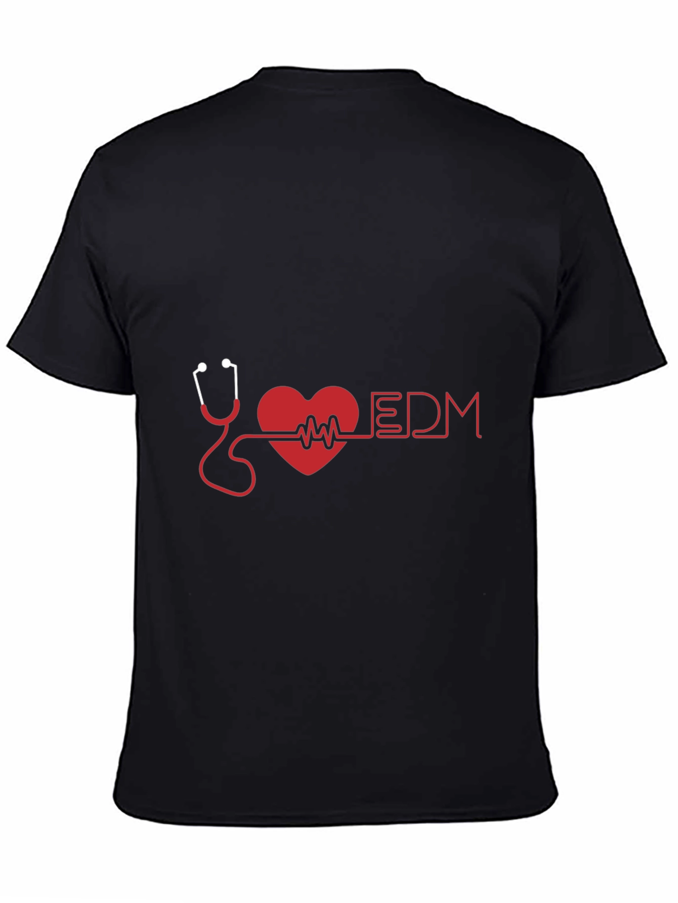 EDM Heartbeat Stethoscope T-Shirt - Music Lover
