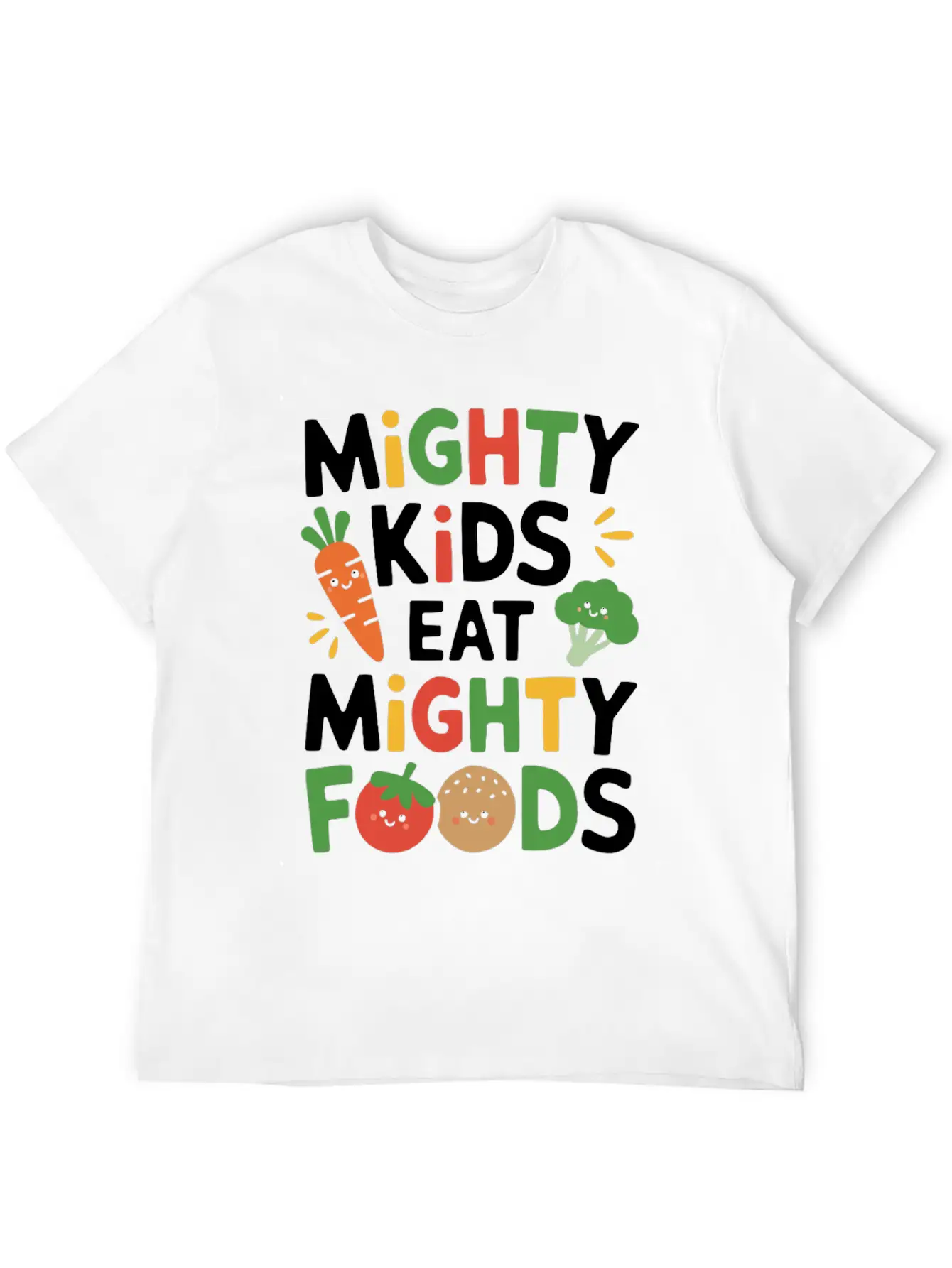 Healthy Eating Habits For Children Eat Green Unisex Casual T-Shirt – Clean Design For Daily Comfort