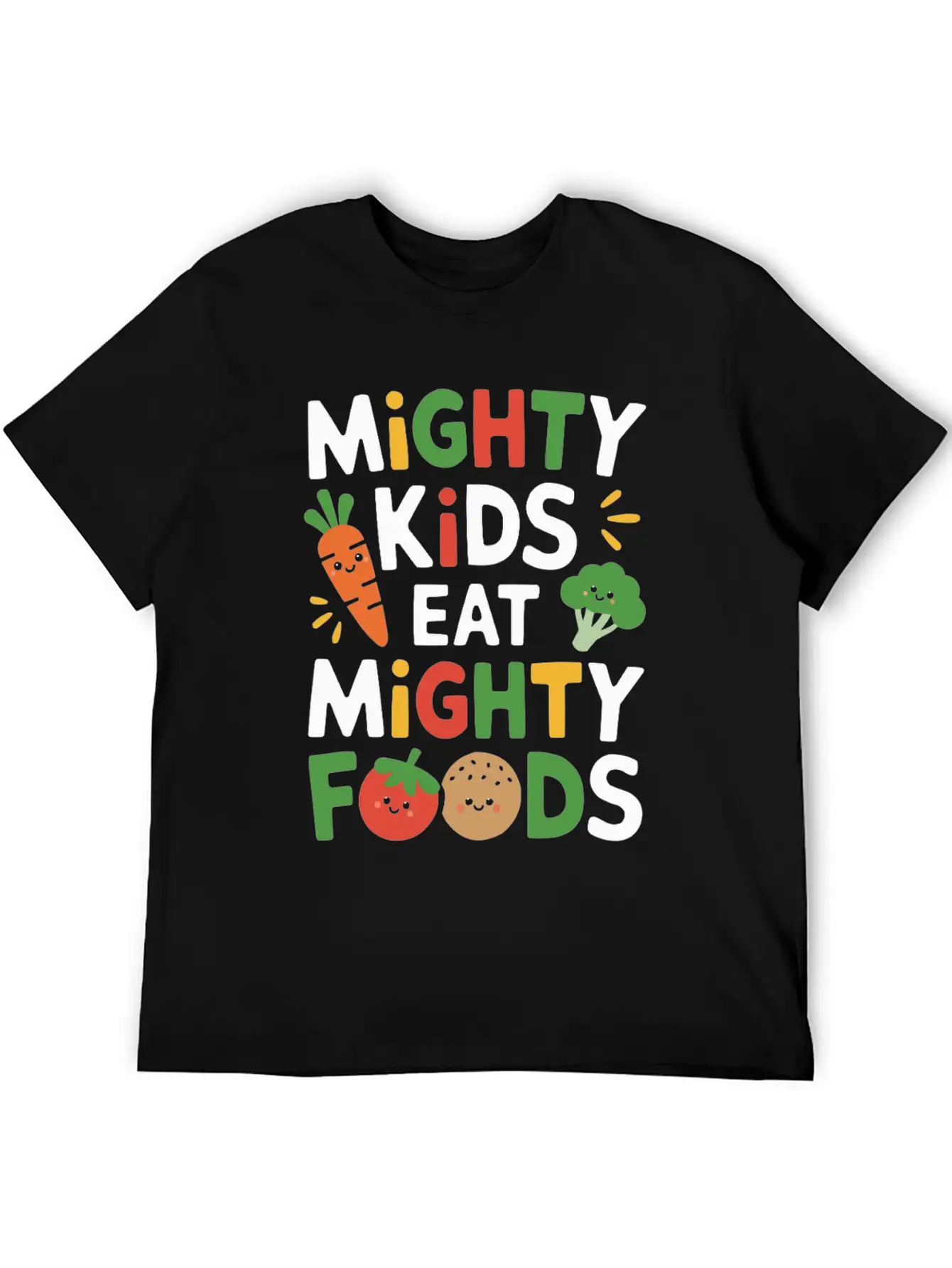 Healthy Eating Habits For Children Eat Green Unisex Casual T-Shirt – Clean Design For Daily Comfort