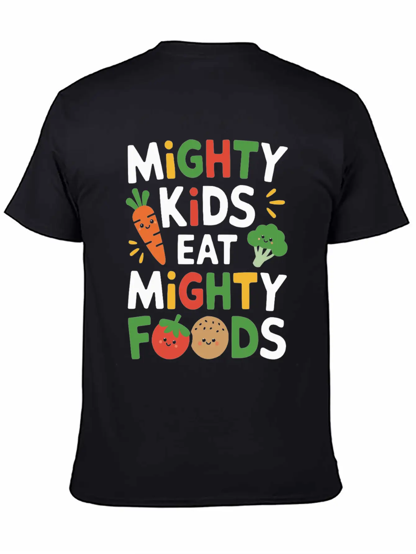 Healthy Eating Habits For Children Eat Green Unisex Casual T-Shirt – Clean Design For Daily Comfort