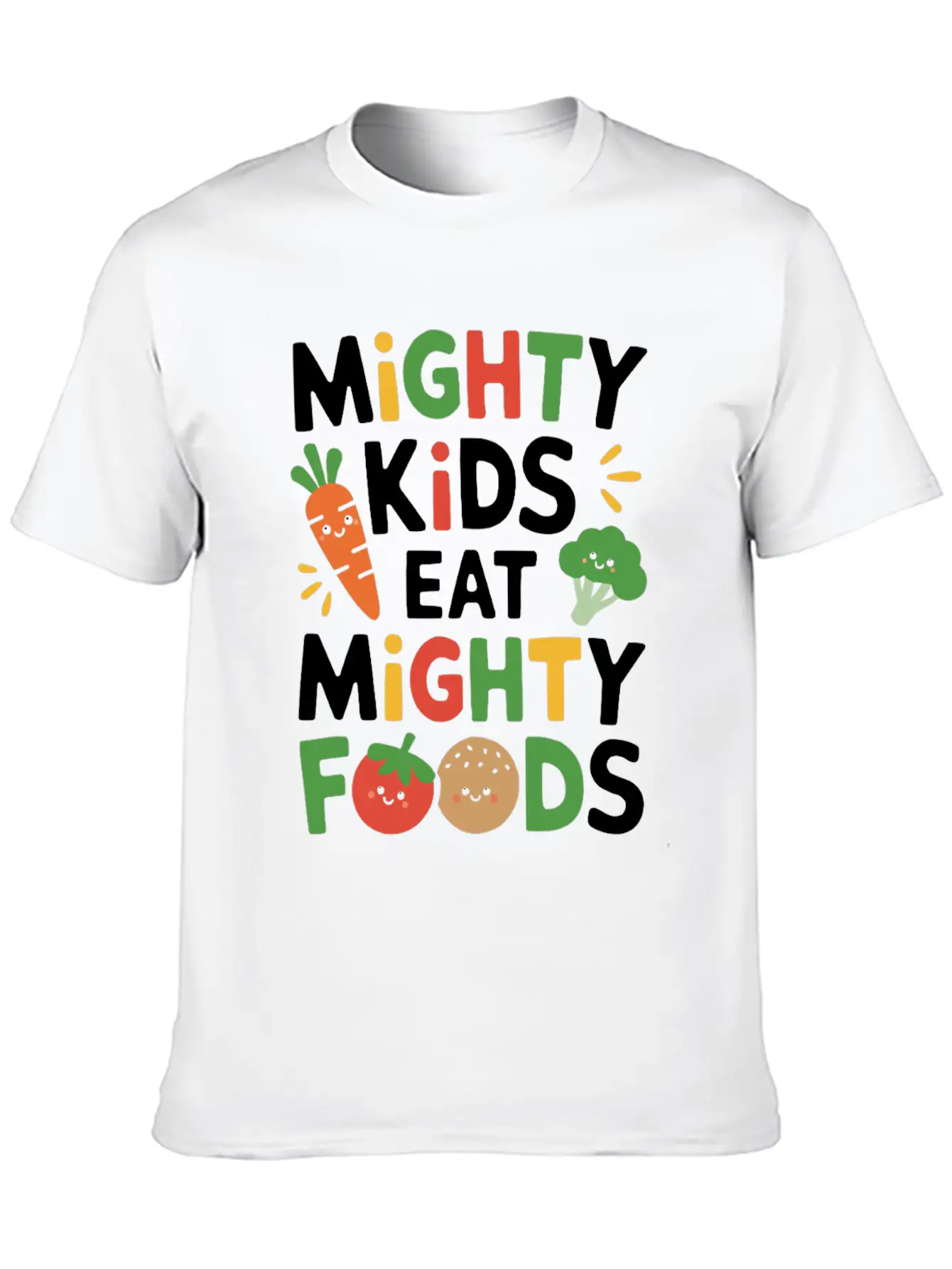 Healthy Eating Habits For Children Eat Green Unisex Casual T-Shirt – Clean Design For Daily Comfort