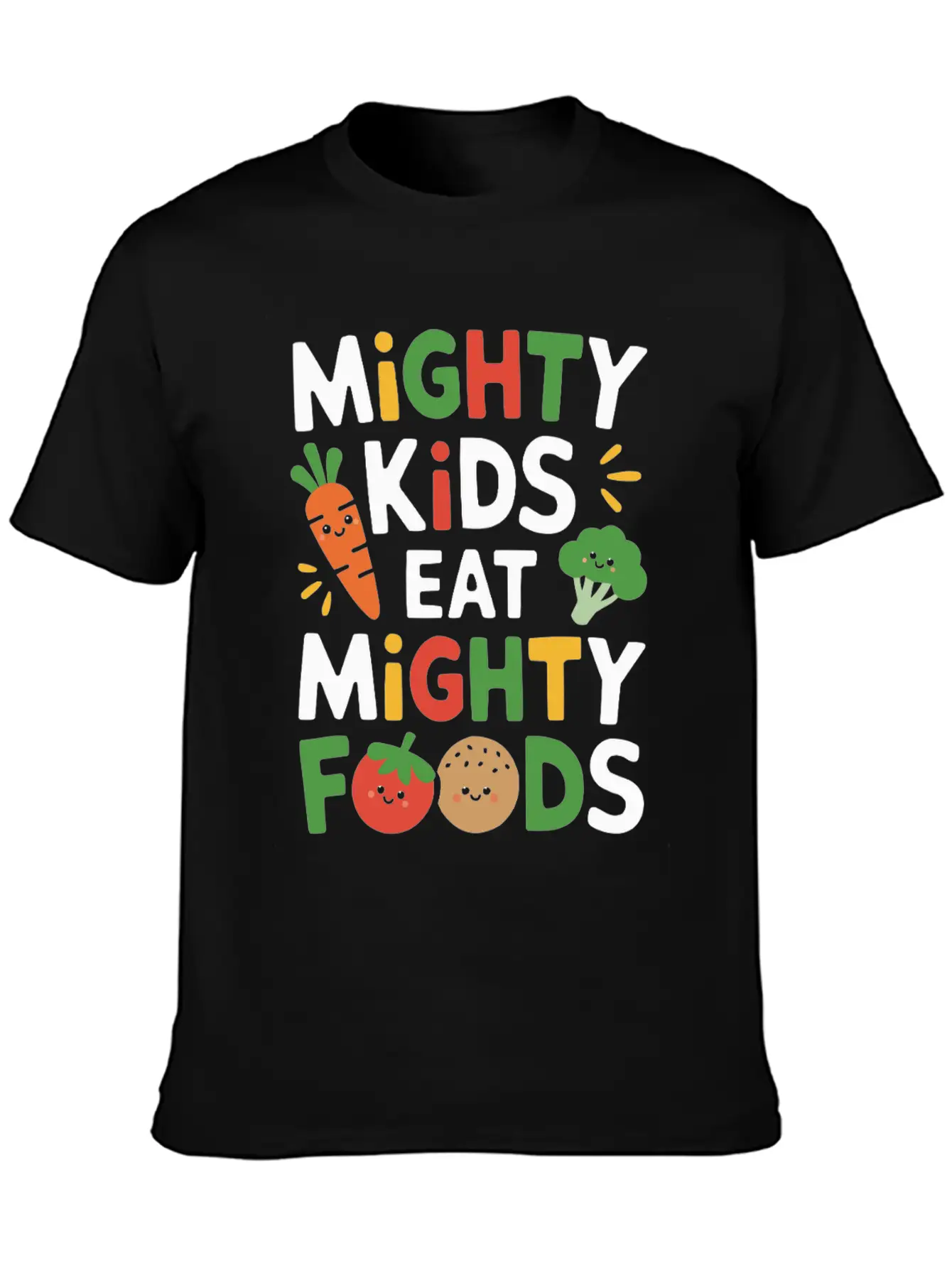 Healthy Eating Habits For Children Eat Green Unisex Casual T-Shirt – Clean Design For Daily Comfort