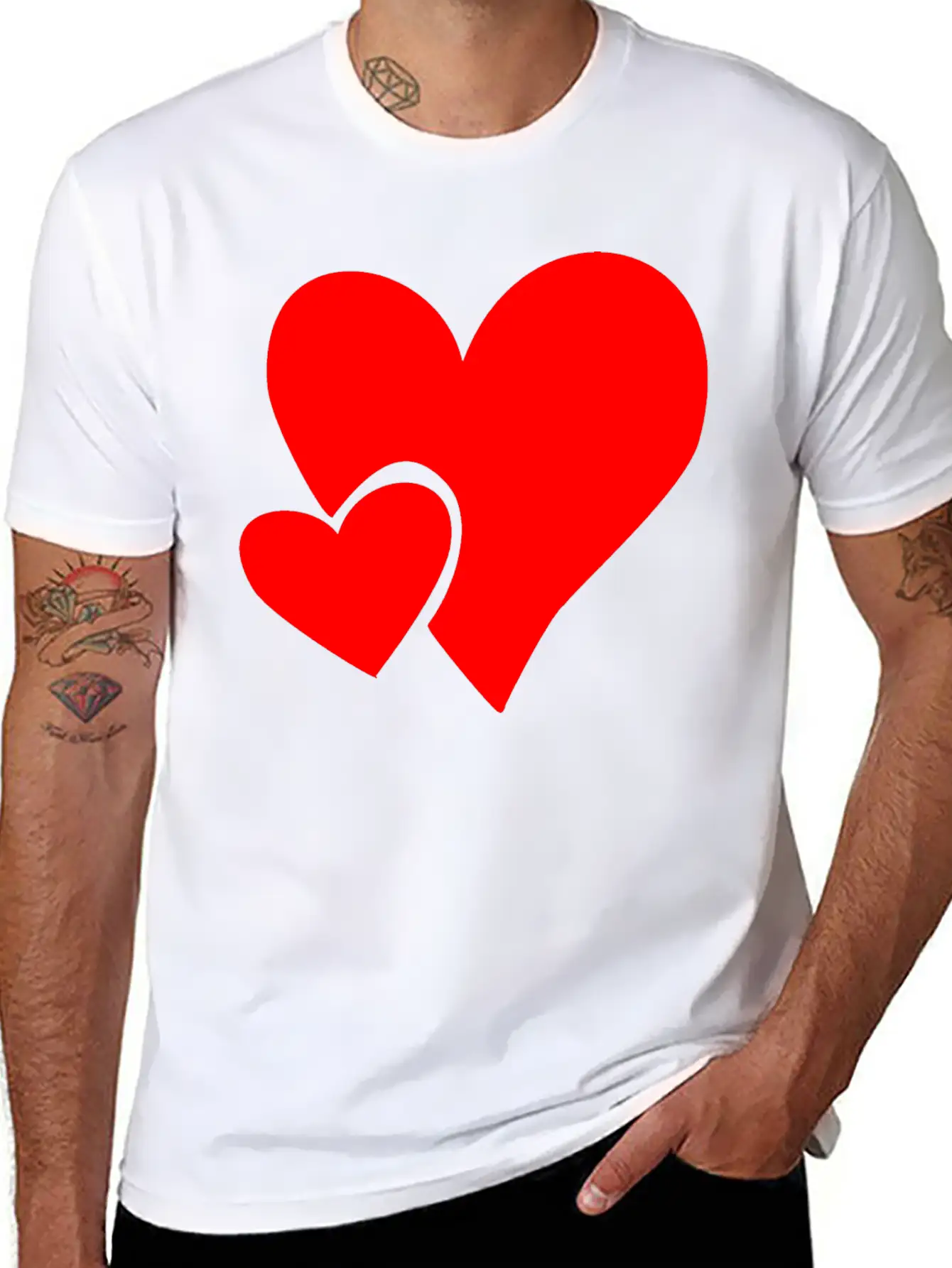 Heart Love Feeling Unisex Casual T-Shirt – Clean Design For Daily Comfort