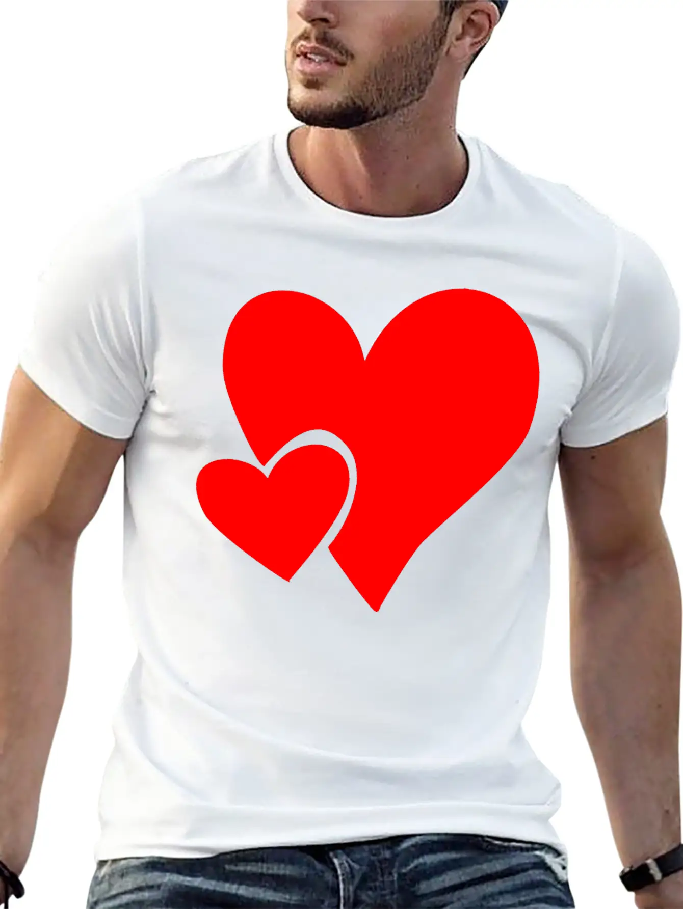Heart Love Feeling Unisex Casual T-Shirt – Clean Design For Daily Comfort