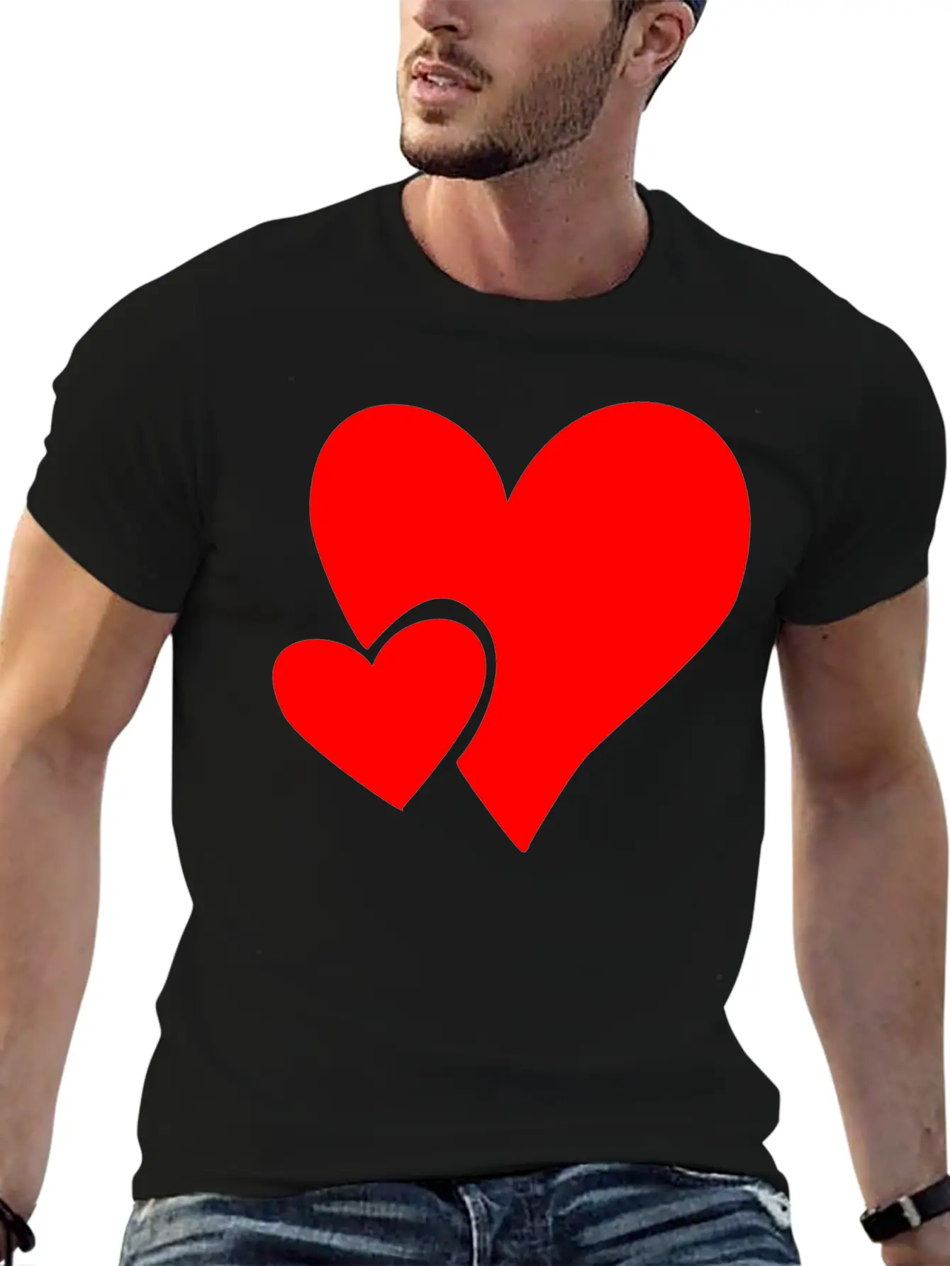 Heart Love Feeling Unisex Casual T-Shirt – Clean Design For Daily Comfort