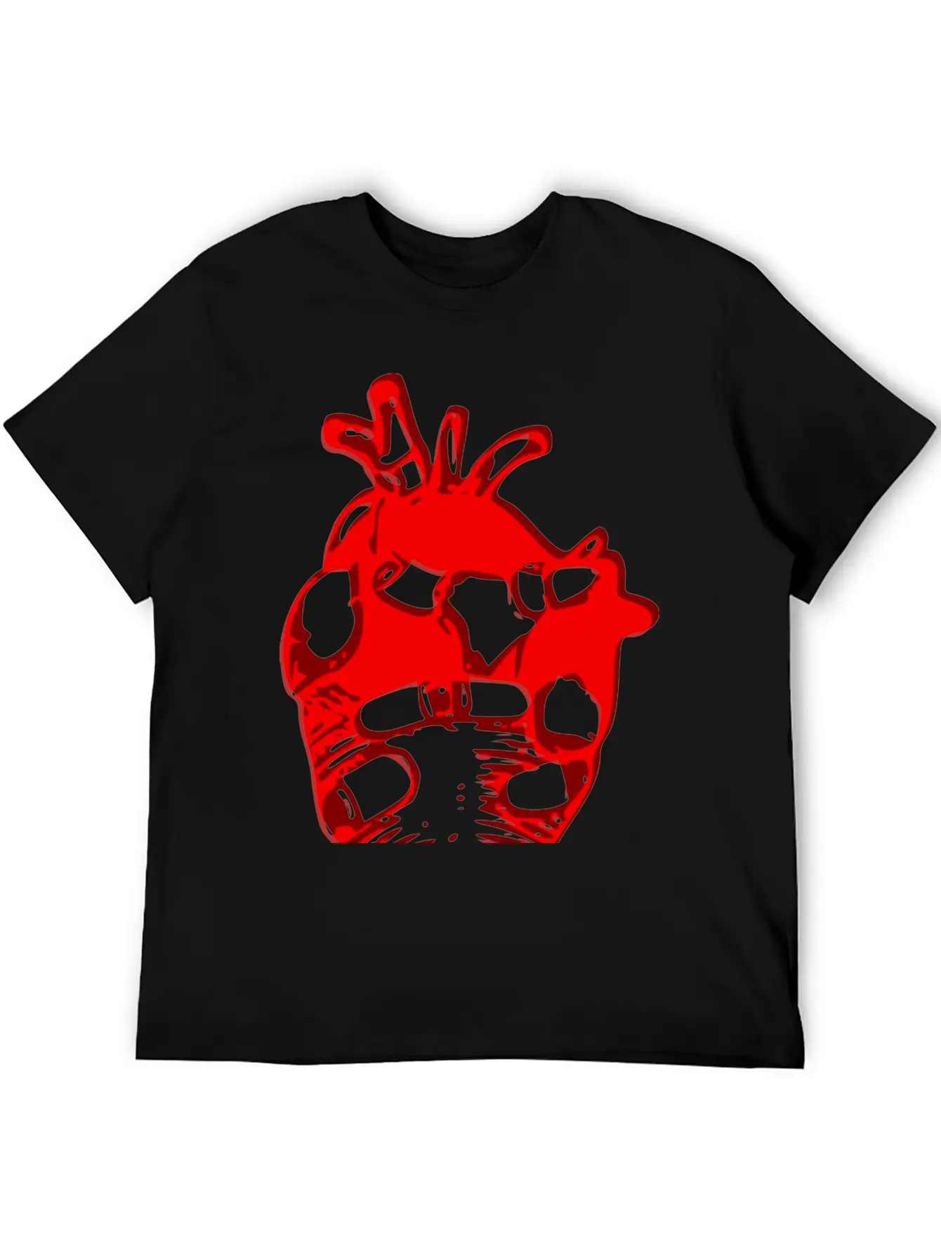 Heart Motif Unisex Casual T-Shirt – Clean Design For Daily Comfort