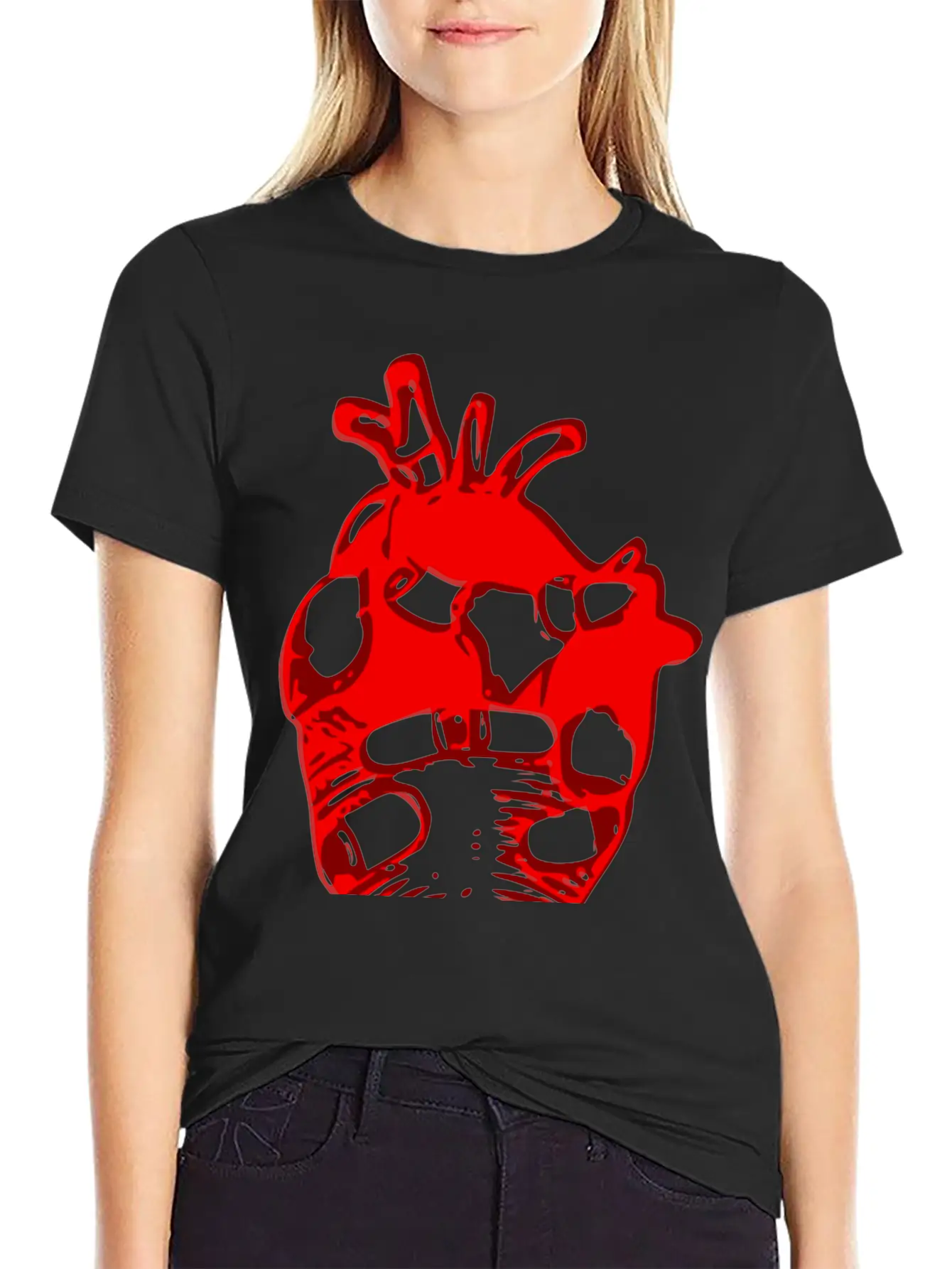 Heart Motif Unisex Casual T-Shirt – Clean Design For Daily Comfort