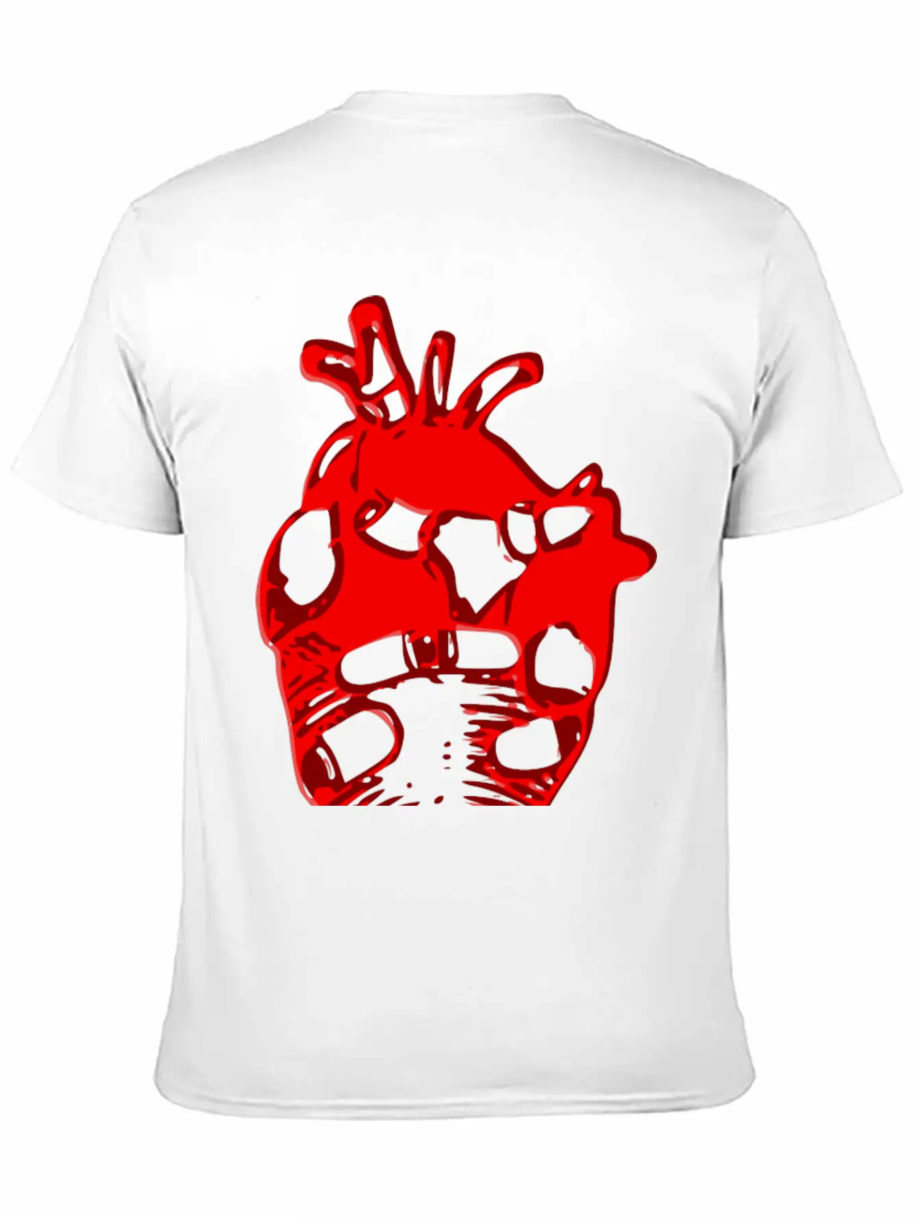 Heart Motif Unisex Casual T-Shirt – Clean Design For Daily Comfort