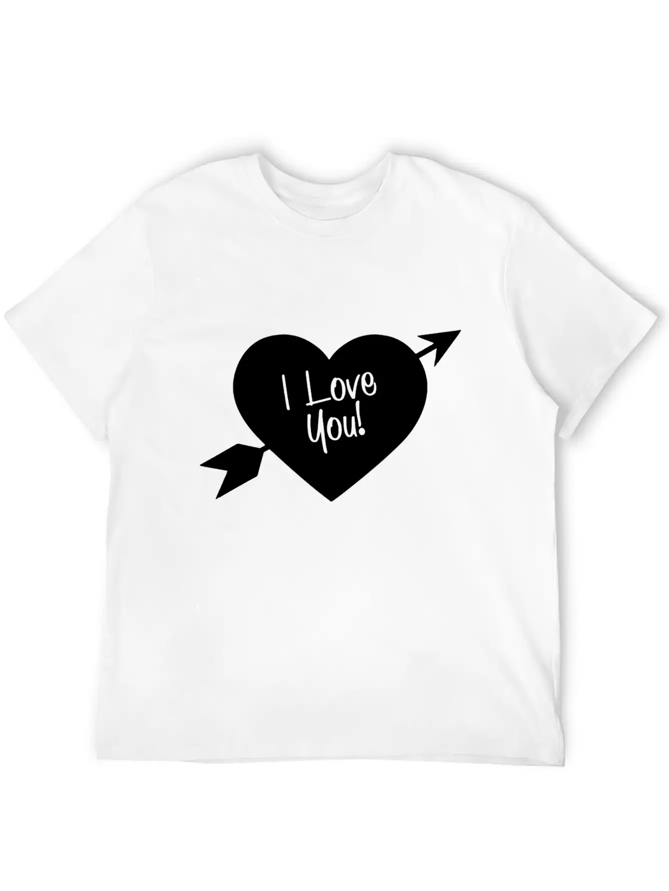 Heart Piercing Love Arrows Unisex Casual T-Shirt – Clean Design For Daily Comfort