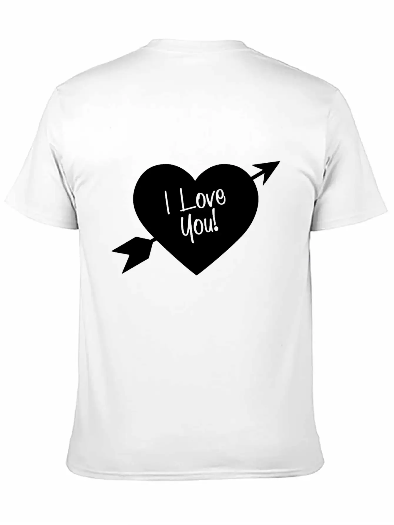 Heart Piercing Love Arrows Unisex Casual T-Shirt – Clean Design For Daily Comfort