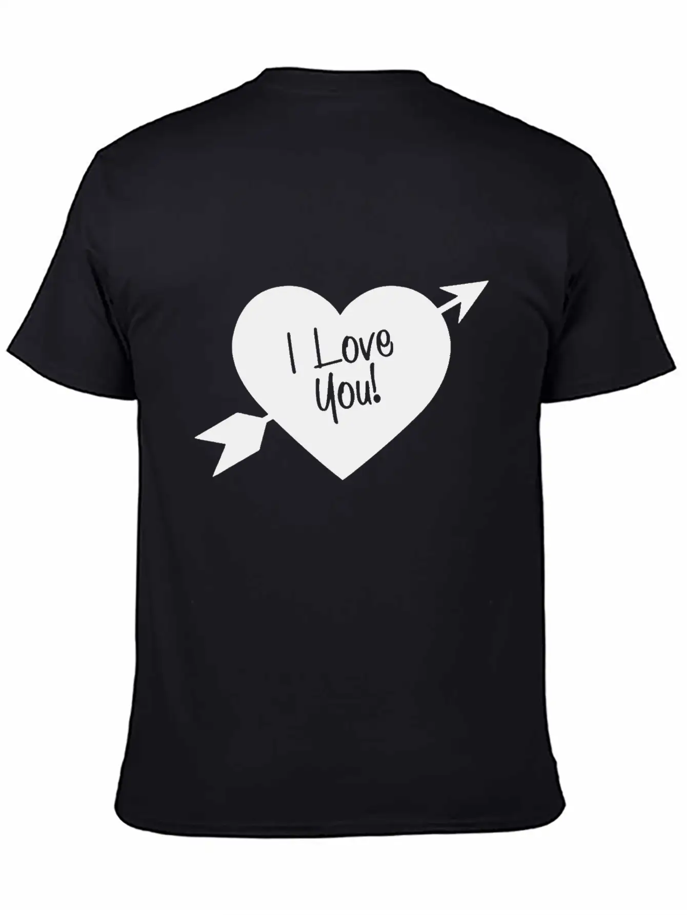 Heart Piercing Love Arrows Unisex Casual T-Shirt – Clean Design For Daily Comfort