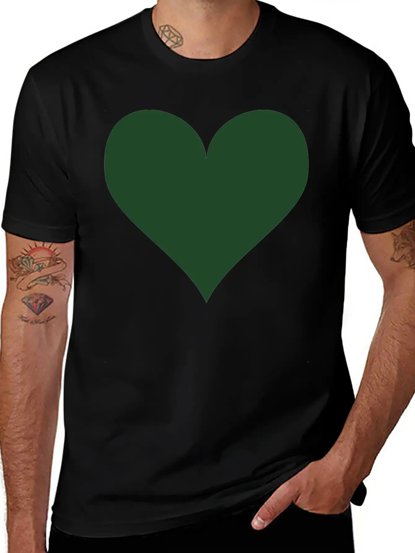 Heart Unisex Casual T-Shirt – Clean Design For Daily Comfort