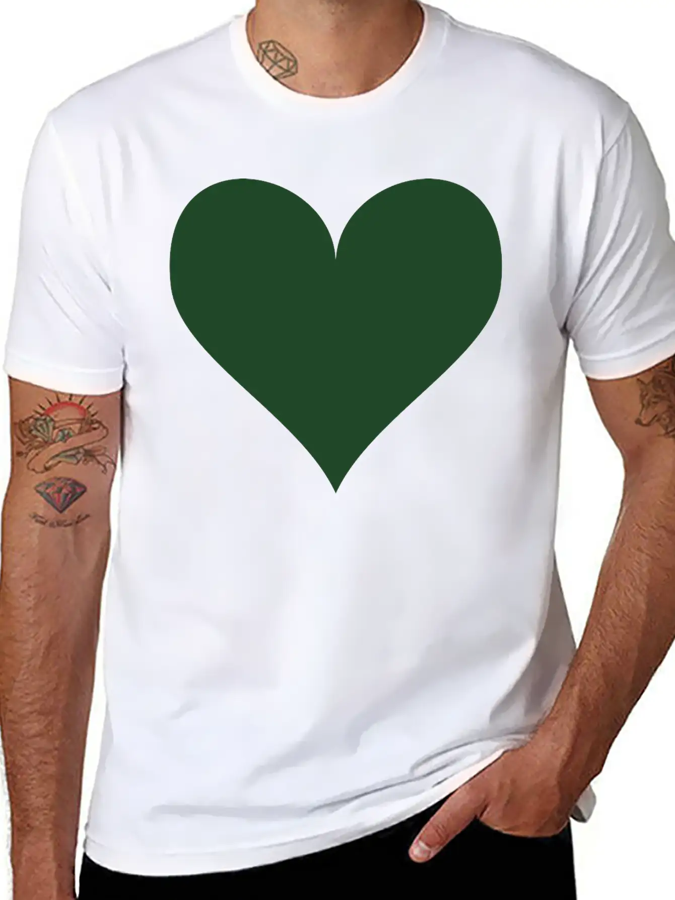 Heart Unisex Casual T-Shirt – Clean Design For Daily Comfort