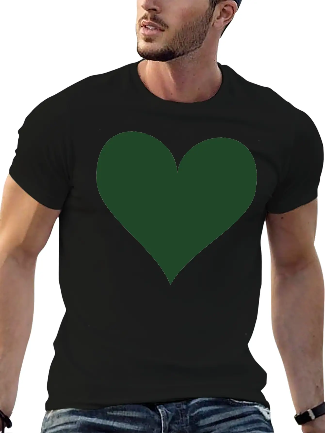 Heart Unisex Casual T-Shirt – Clean Design For Daily Comfort
