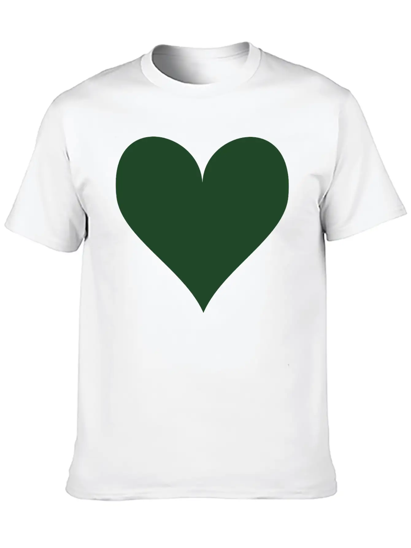 Heart Unisex Casual T-Shirt – Clean Design For Daily Comfort