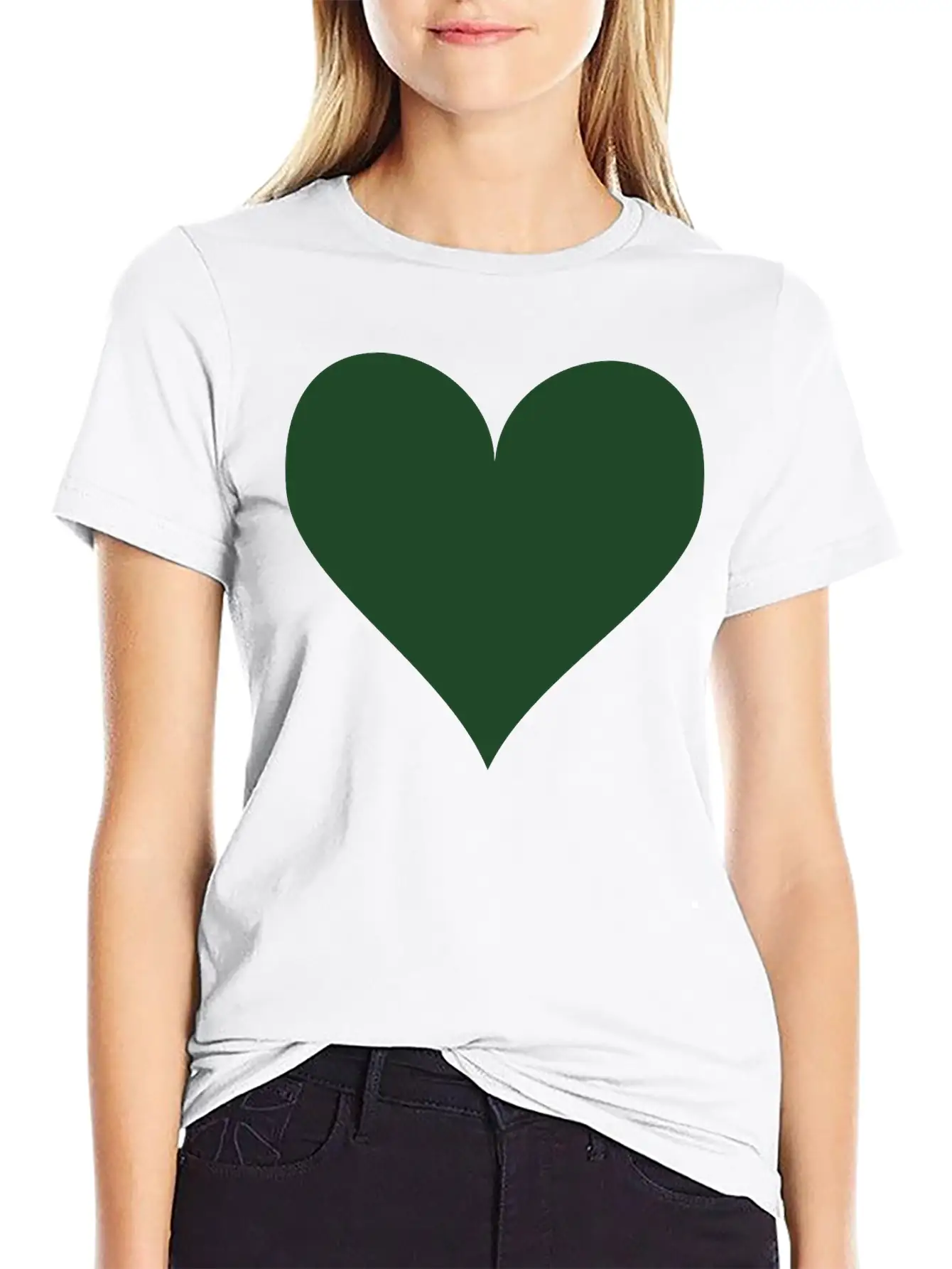 Heart Unisex Casual T-Shirt – Clean Design For Daily Comfort