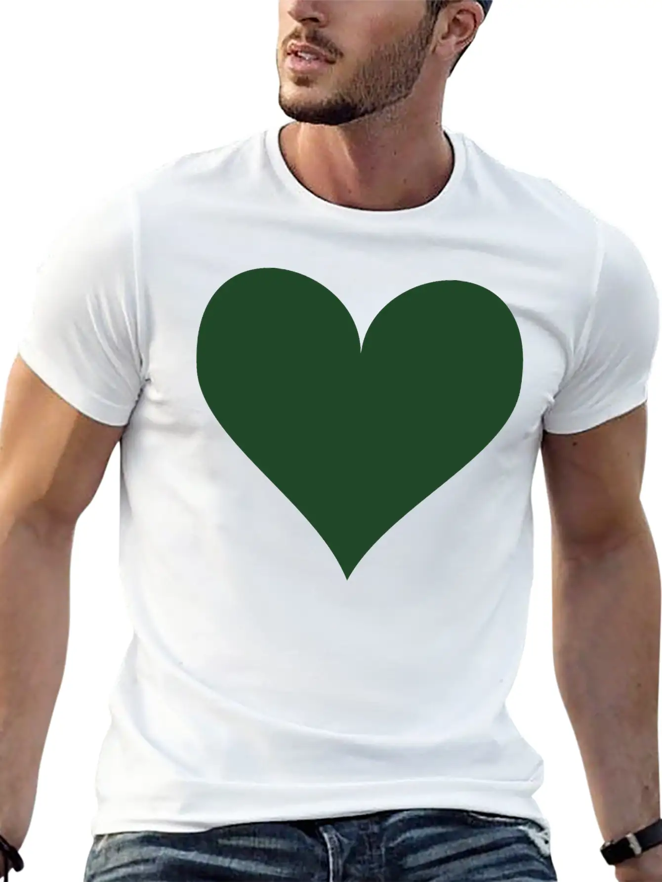 Heart Unisex Casual T-Shirt – Clean Design For Daily Comfort