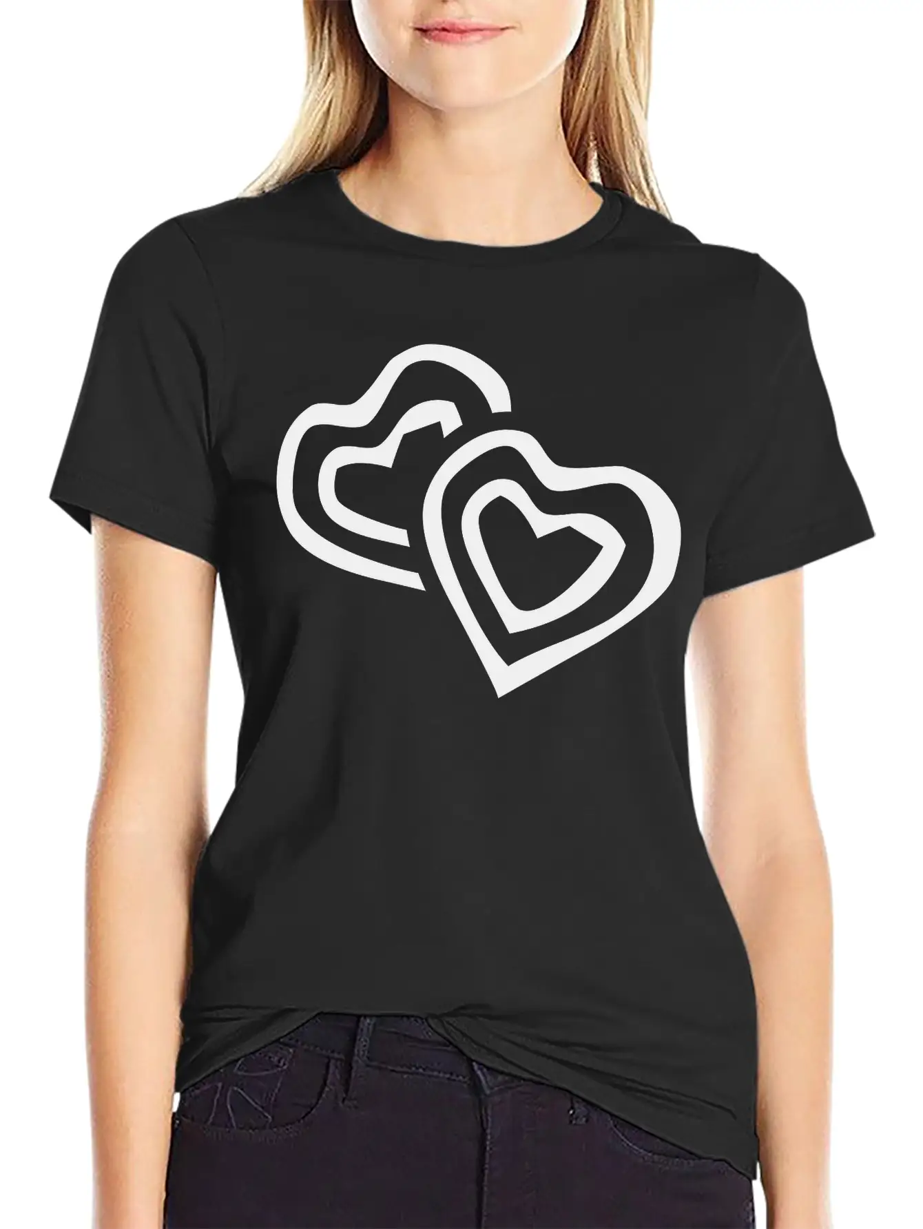 Hearts Unisex Casual T-Shirt – Clean Design For Daily Comfort