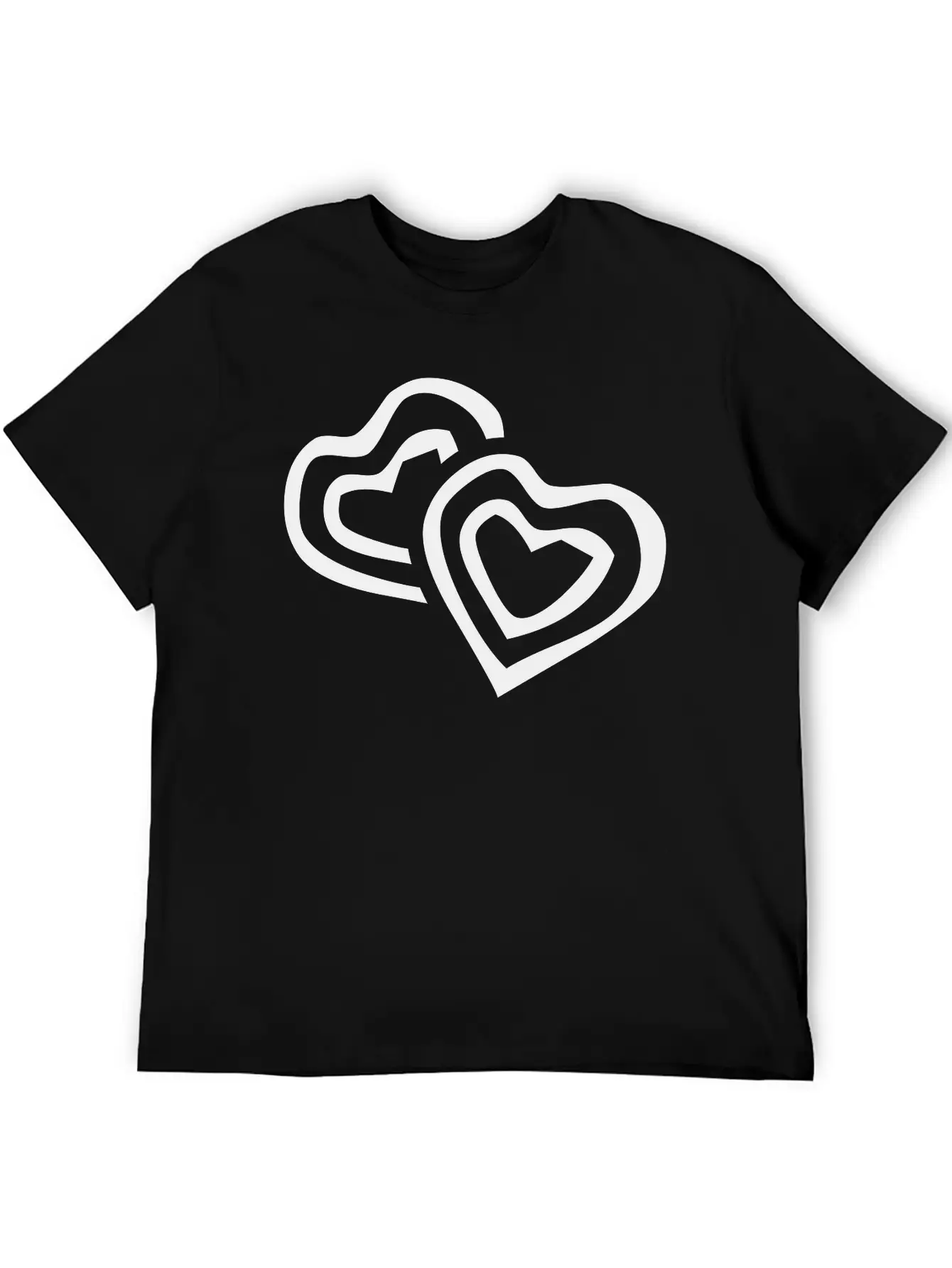 Hearts Unisex Casual T-Shirt – Clean Design For Daily Comfort