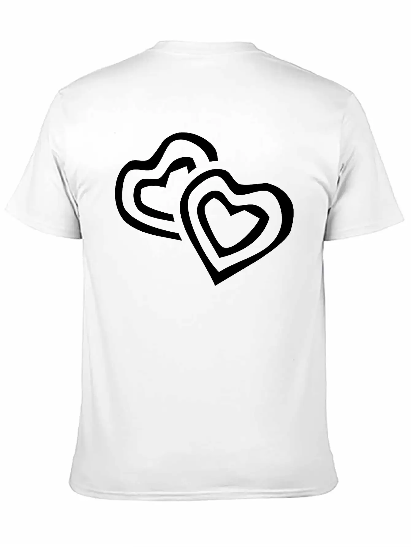Hearts Unisex Casual T-Shirt – Clean Design For Daily Comfort