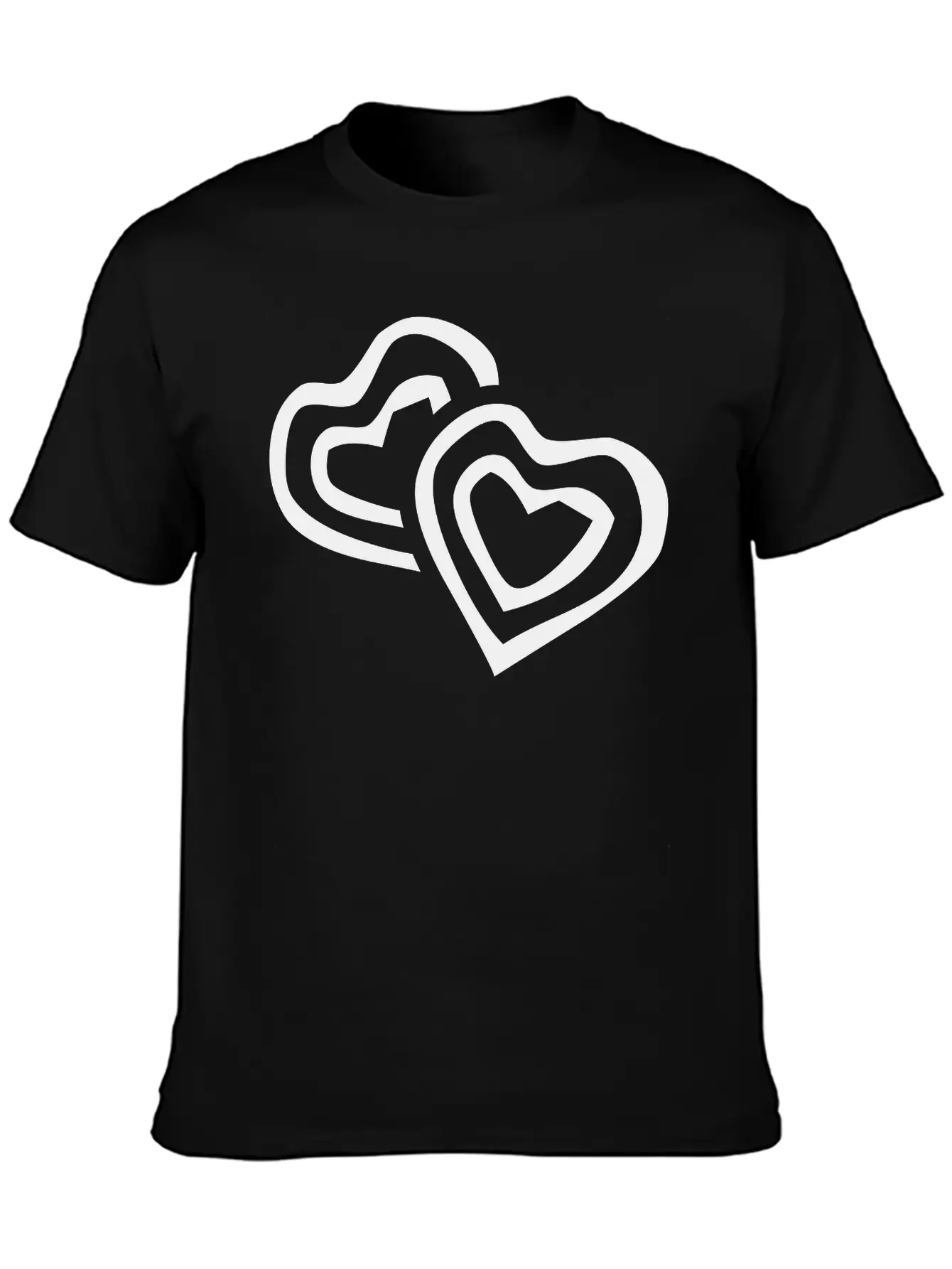 Hearts Unisex Casual T-Shirt – Clean Design For Daily Comfort