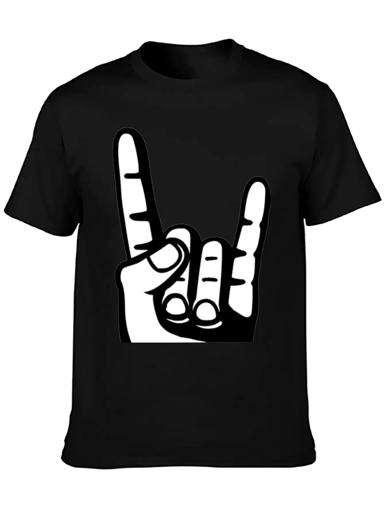 Heavy Metal Hand Unisex Casual T-Shirt – Clean Design For Daily Comfort