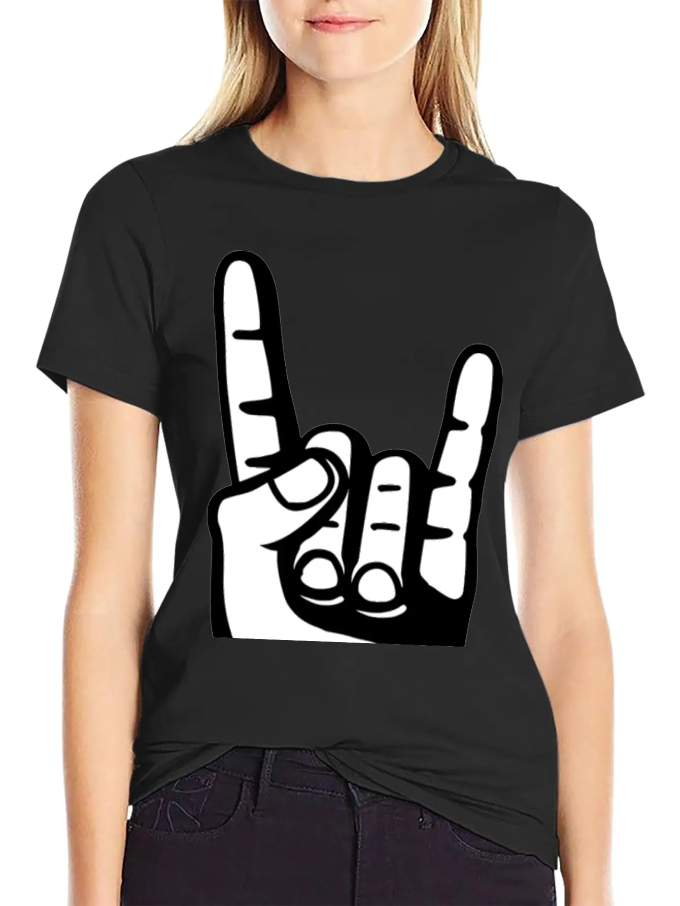 Heavy Metal Hand Unisex Casual T-Shirt – Clean Design For Daily Comfort