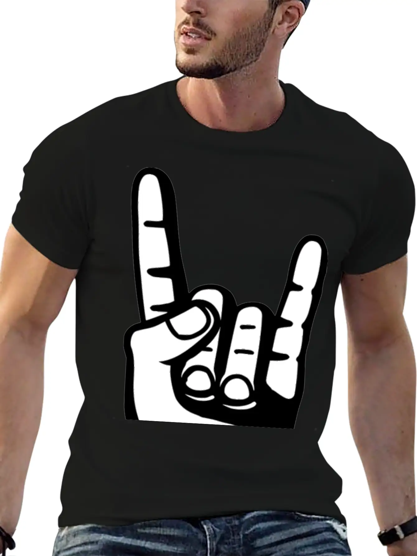 Heavy Metal Hand Unisex Casual T-Shirt – Clean Design For Daily Comfort